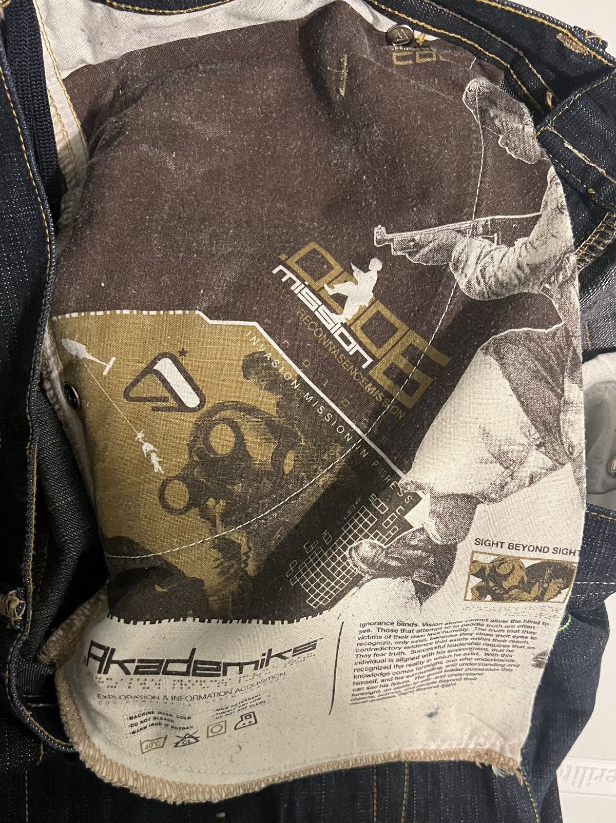 Akademiks Authentic Akademiks Streetwear Denim Jeans 36 Rare Courage Size US 36 / EU 52 - 14 Thumbnail