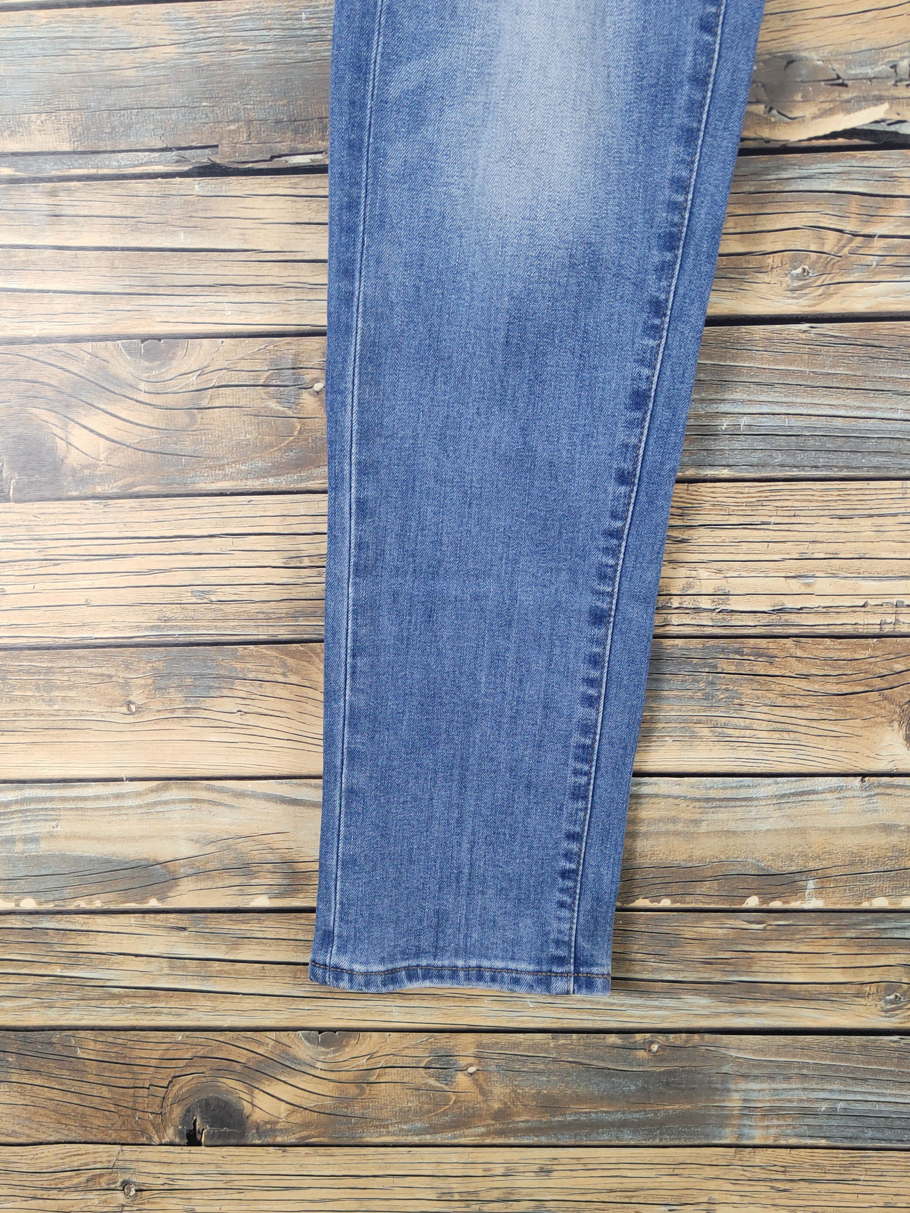 Japanese Brand Uniqlo japan Blue Distressed Ripped denim Jeans #W1699 Size US 32 / EU 48 - 4 Thumbnail