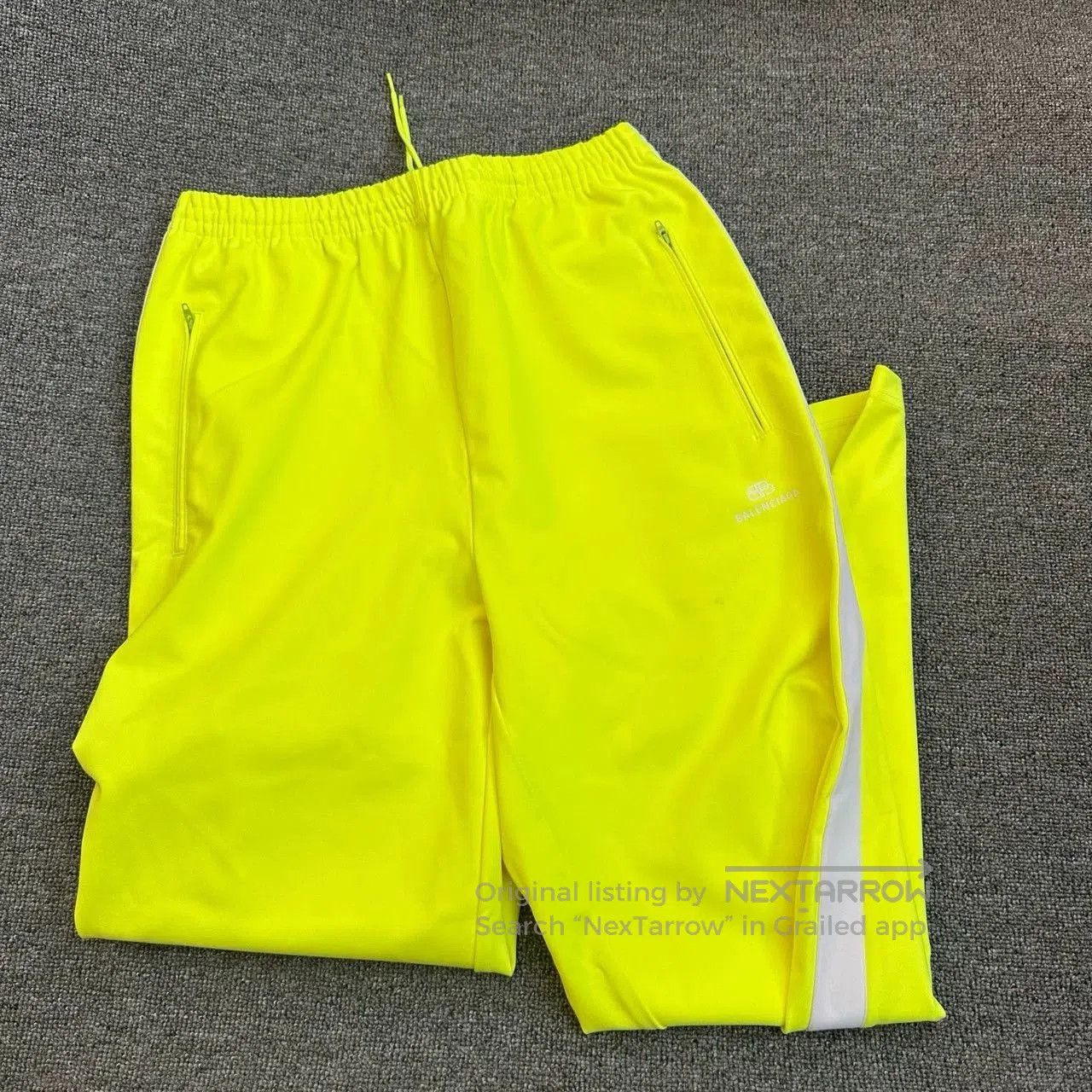 Balenciaga balenciaga logo striped casual pants. Size US 34 / EU 50 - 1 Thumbnail