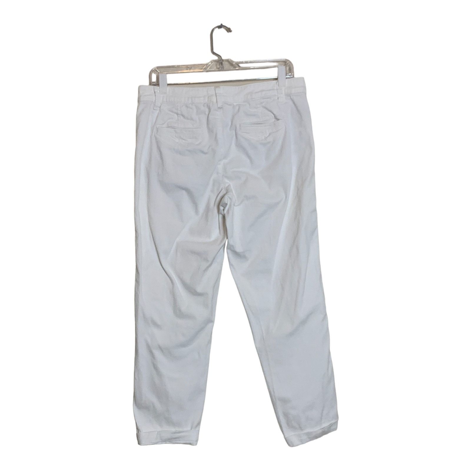 Anthropologie Chino Anthropologie white cotton relaxed jeans size 29 Size 29" - 12 Thumbnail