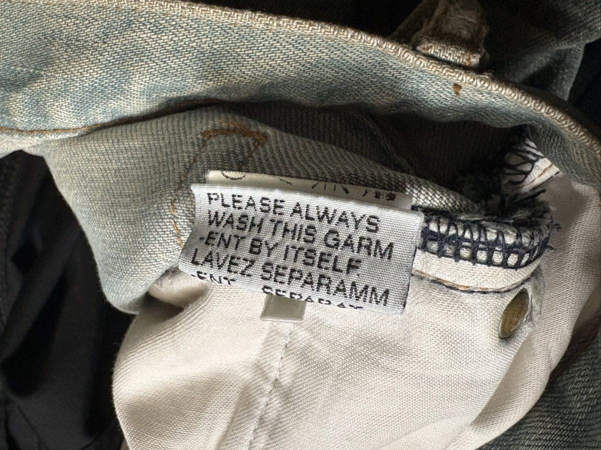Dior 2004 “Strip” Dirty Bleu Claire Denim Size US 29 - 7 Thumbnail