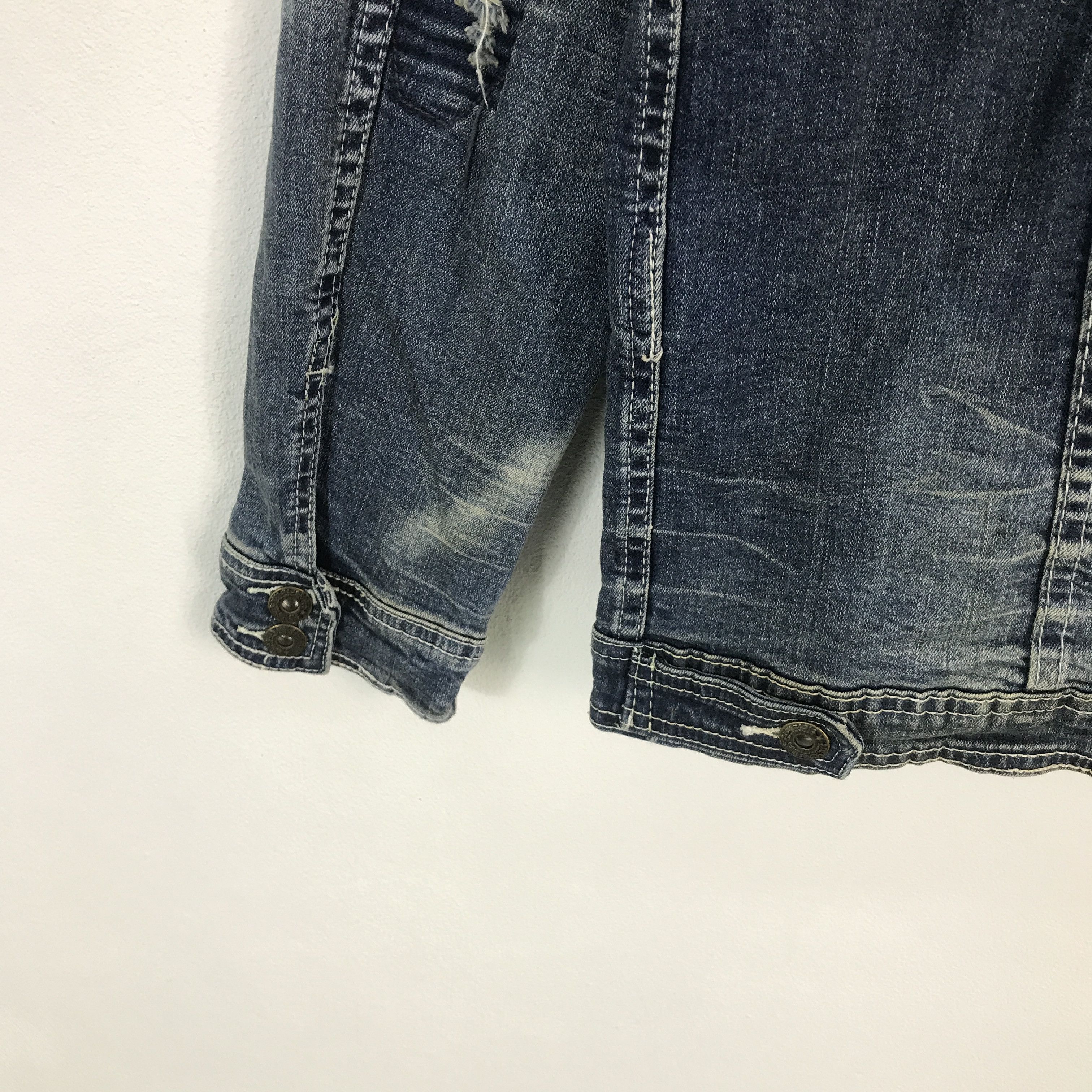Japanese Brand Gavaria Denim distressed jacket Button Size US L / EU 52-54 / 3 - 7 Thumbnail
