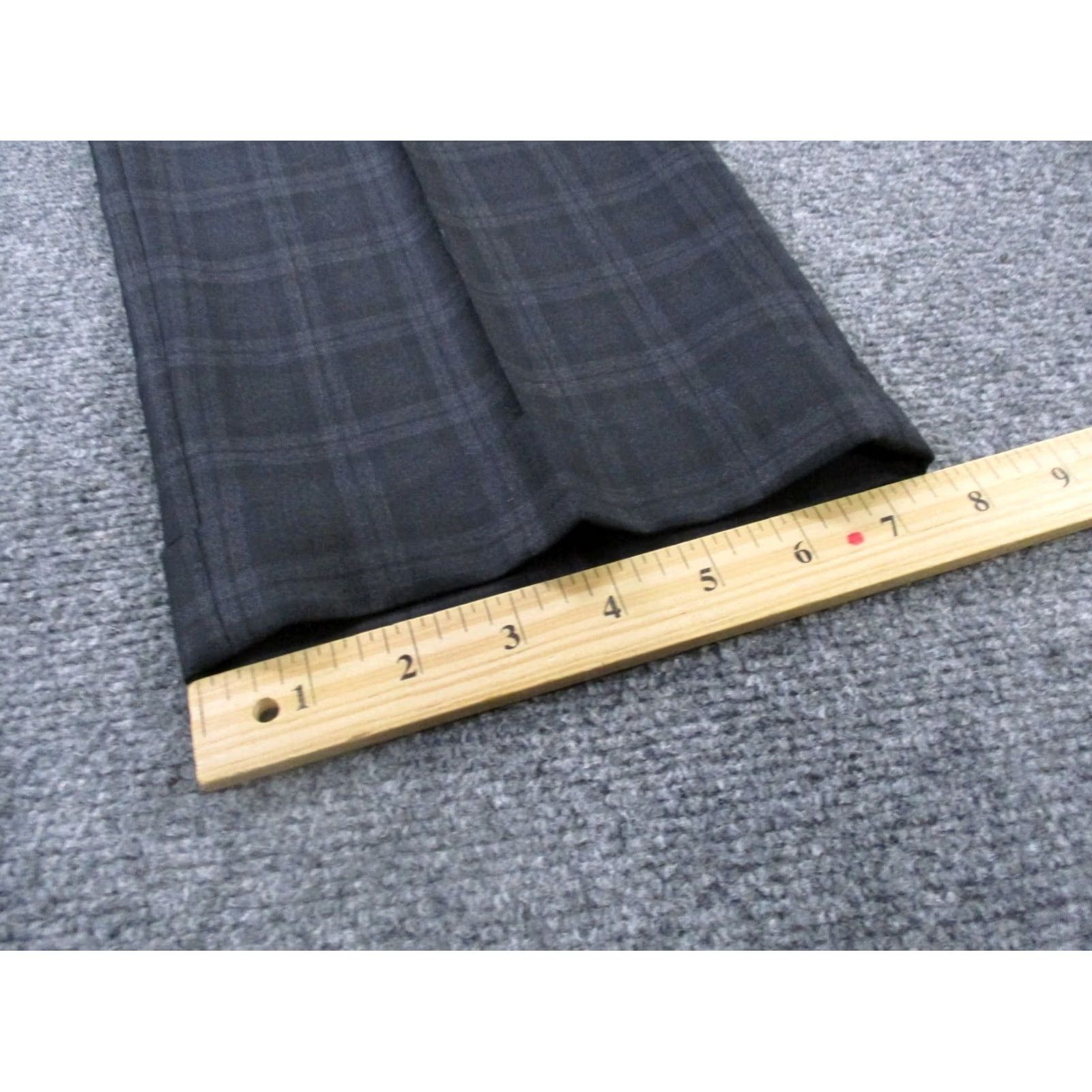 Vintage Samuelsohn Pants Men 42 X 30 Black Plaid Chino Straight Leg Preppy Casual Golf Size US 42 / EU 58 - 5 Thumbnail