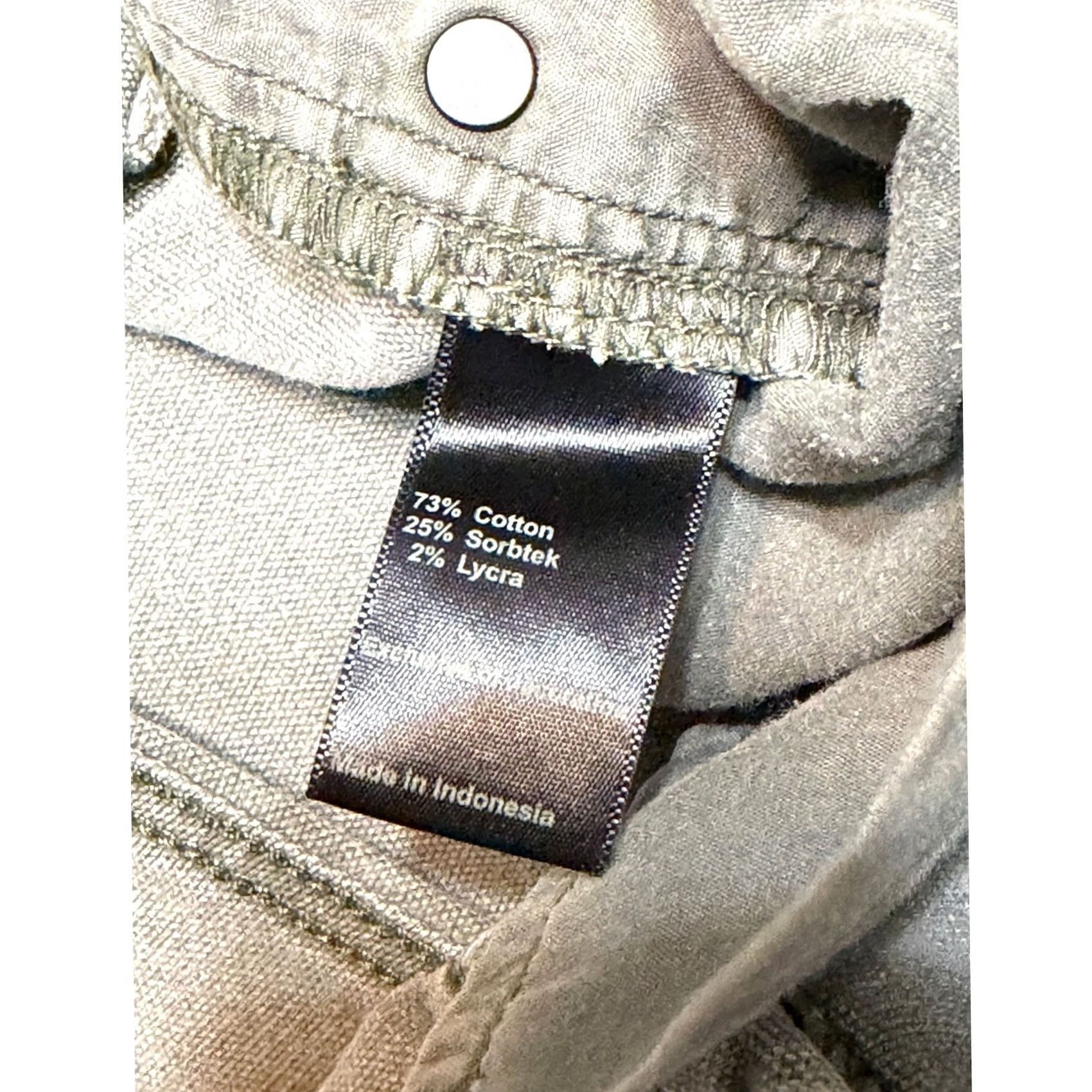 Vintage Proof Rover Pant Mens Olive Green Slim Straight Jeans 34x32 Size US 34 / EU 50 - 6 Thumbnail