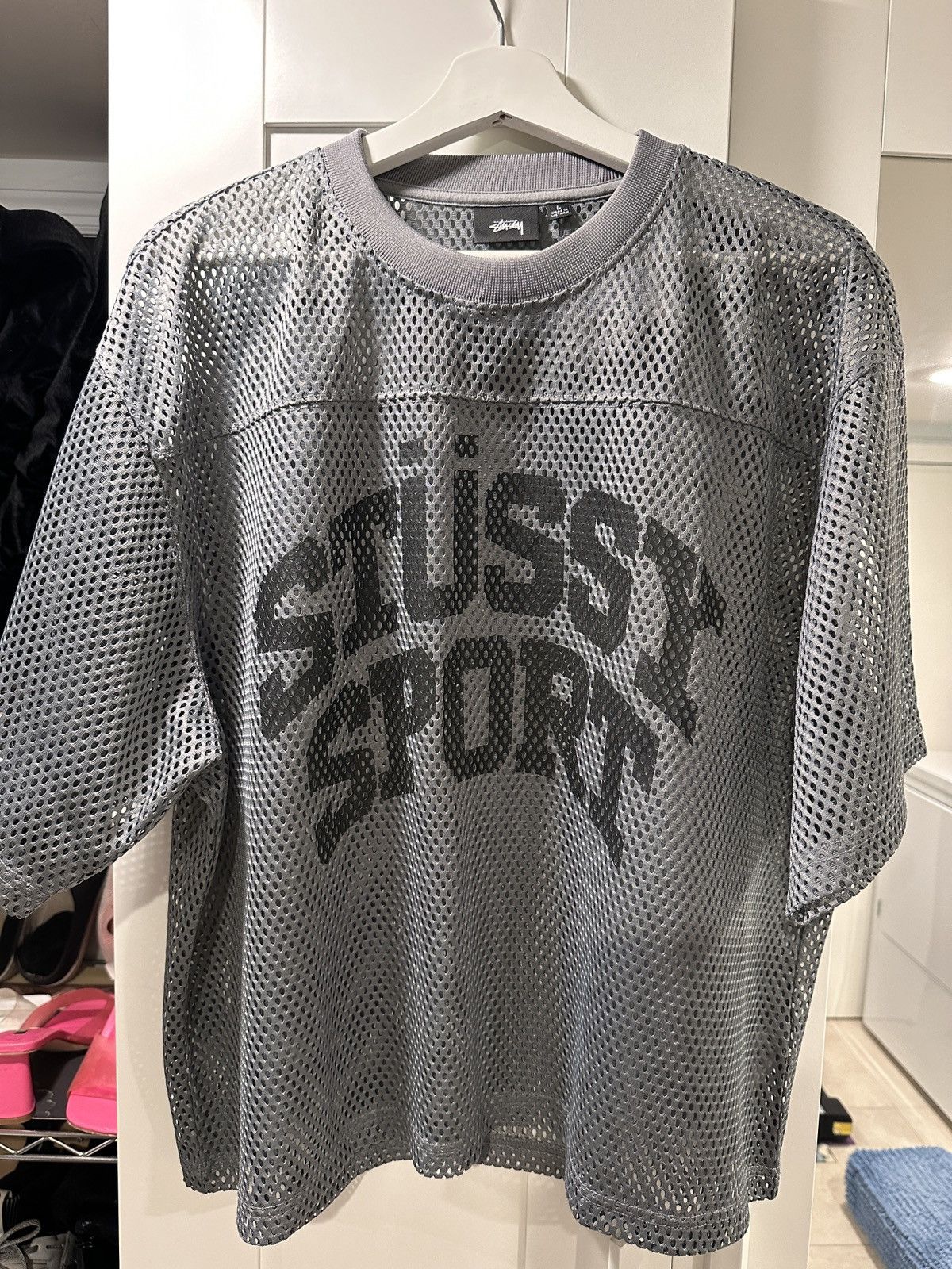 新品 Stussy sport team jersey メッシュ シルバー Stüssy Sport Jersey – Silver | Tops | Stüssy