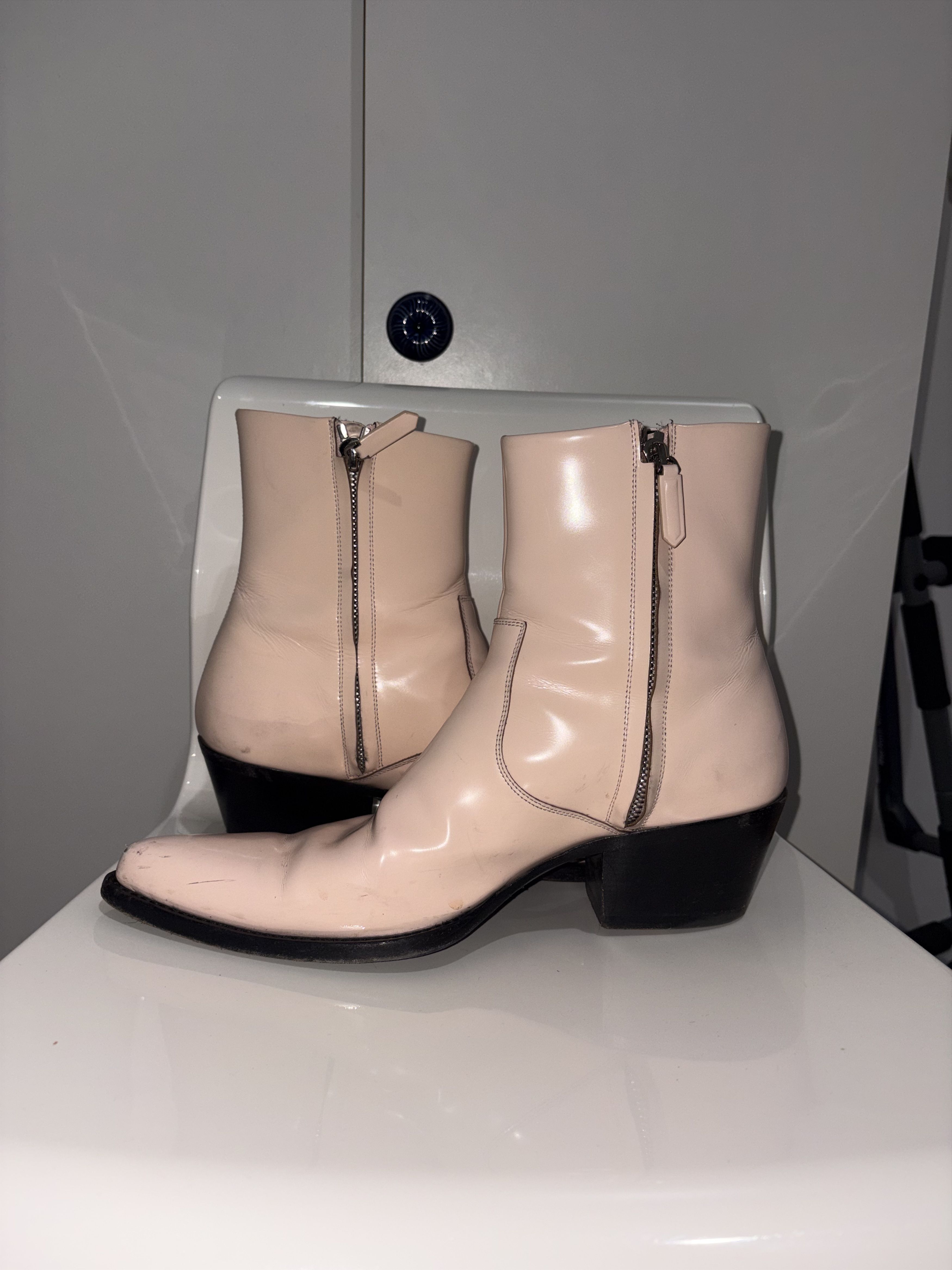 Calvin Klein Calvin Klein 205W39NYC RAF Simons Boots - Pink Size US 11 / EU 44 - 1 Thumbnail