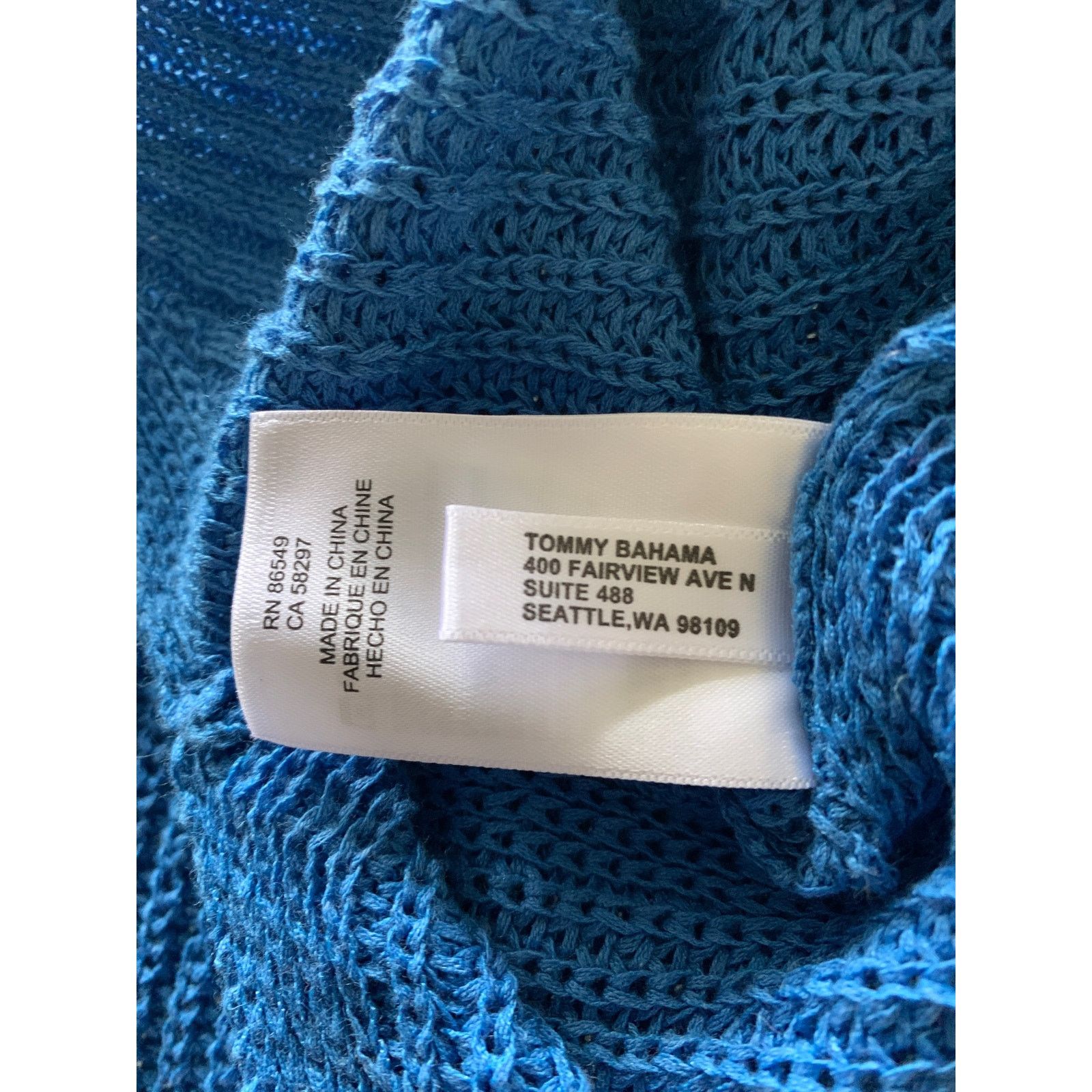 Tommy Bahama Tommy Bahama Women's Size Large Knit Sweater Top Linen Blend Size L / US 10 / IT 46 - 13 Thumbnail