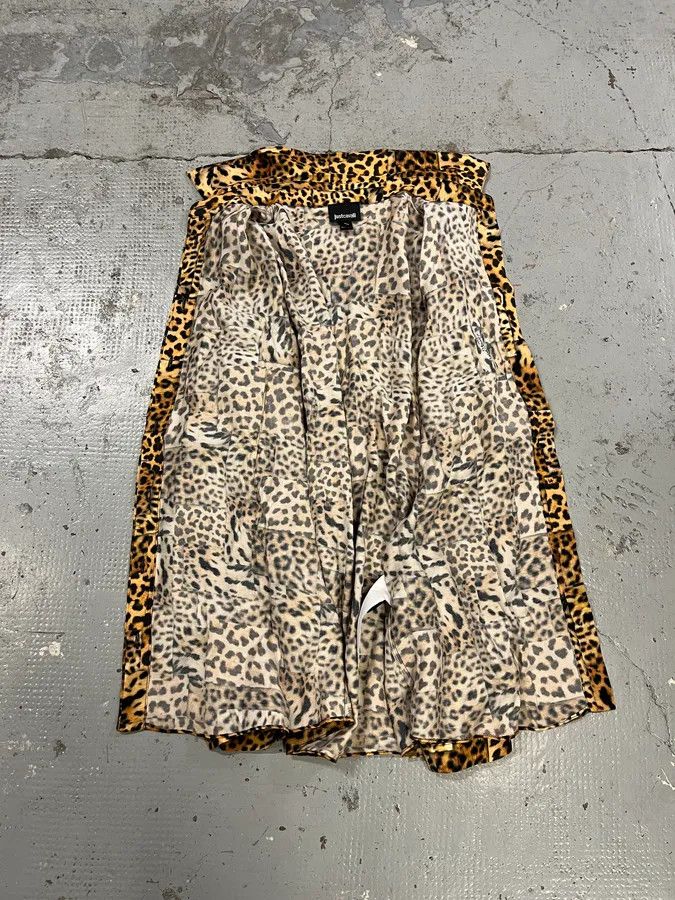 Just Cavalli AW2020 Cavalli Leopard Print Silk Savage Shirt Size US S / EU 44-46 / 1 - 9 Thumbnail
