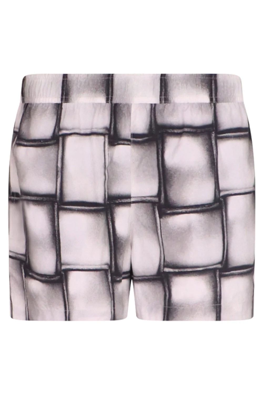 Bottega Veneta o1w1db10724 Swim Shorts in White/Black Size US 28 / EU 44 - 1 Thumbnail