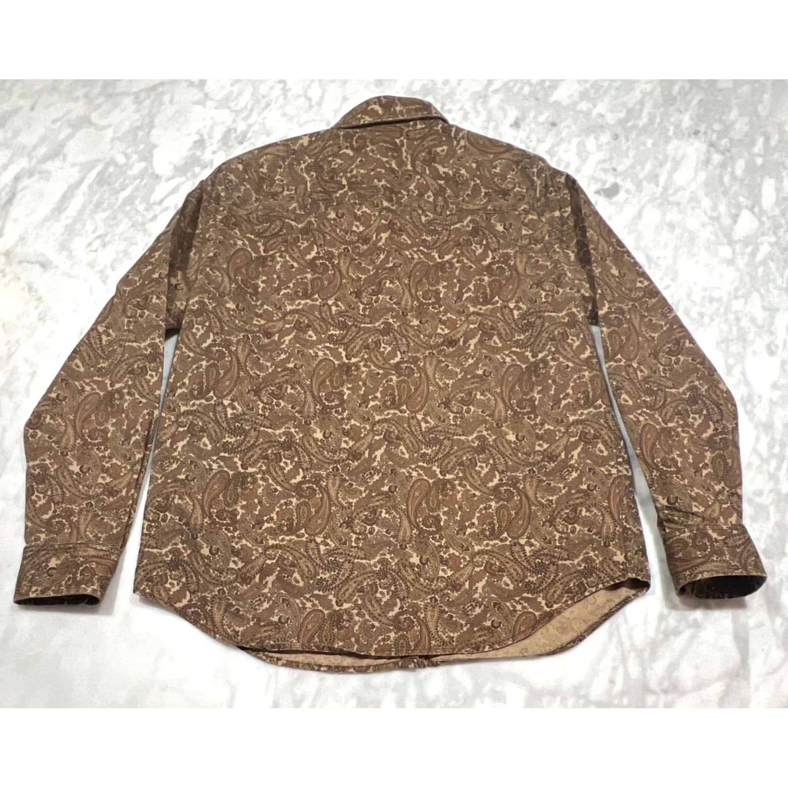 Ralph Lauren VINTAGE Ralph Lauren Shirt Women's M Button-Down Floral Paisley Brown Pockets Casual Shirt Size M / US 6-8 / IT 42-44 - 5 Thumbnail