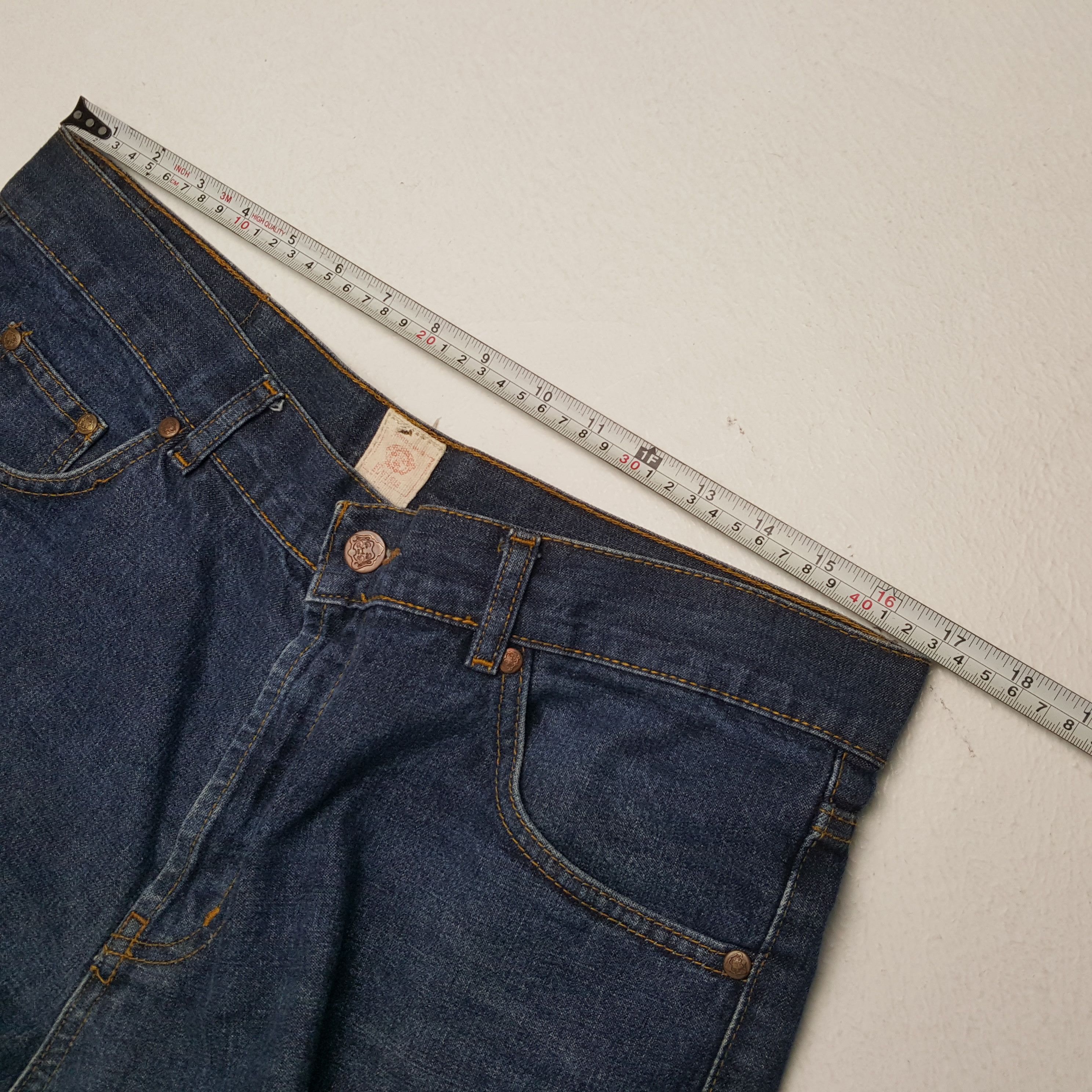 Japanese Brand × Vintage EVISU Japanese Brand Streetwear Custom Daicock Style Jeans Size US 31 - 7 Thumbnail