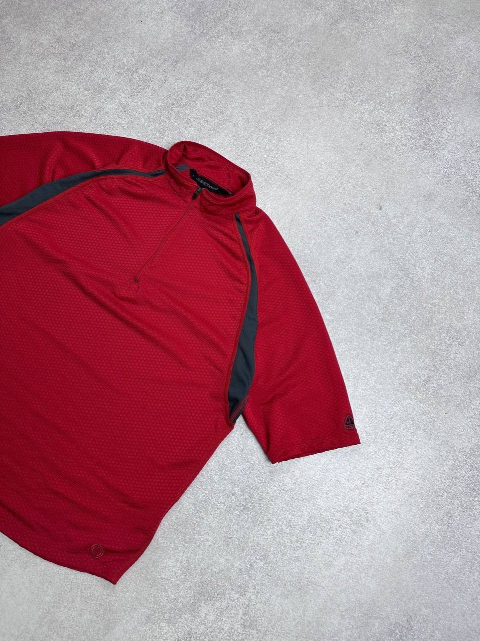 Nike Vintage 90s Nike Sphere Short Sleeve Zip Jacket S Size US S / EU 44-46 / 1 - 2 Thumbnail