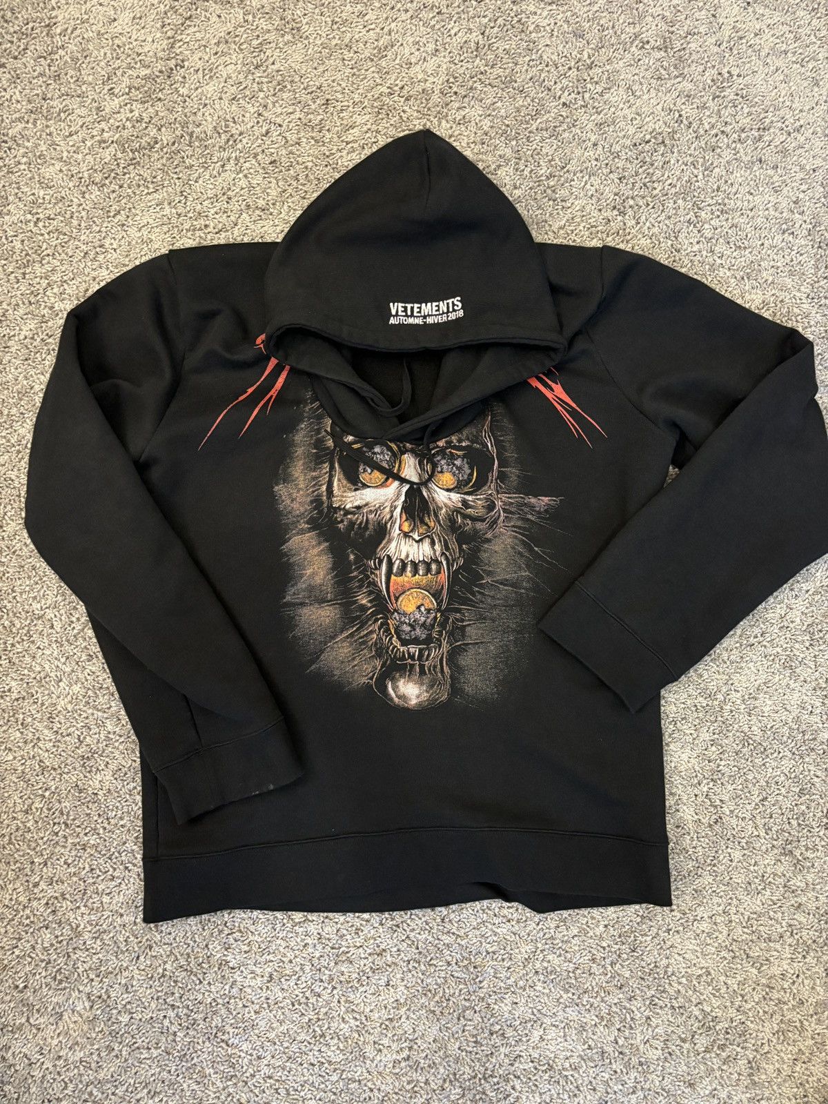 Vetements heavy hot sale metal hoodie