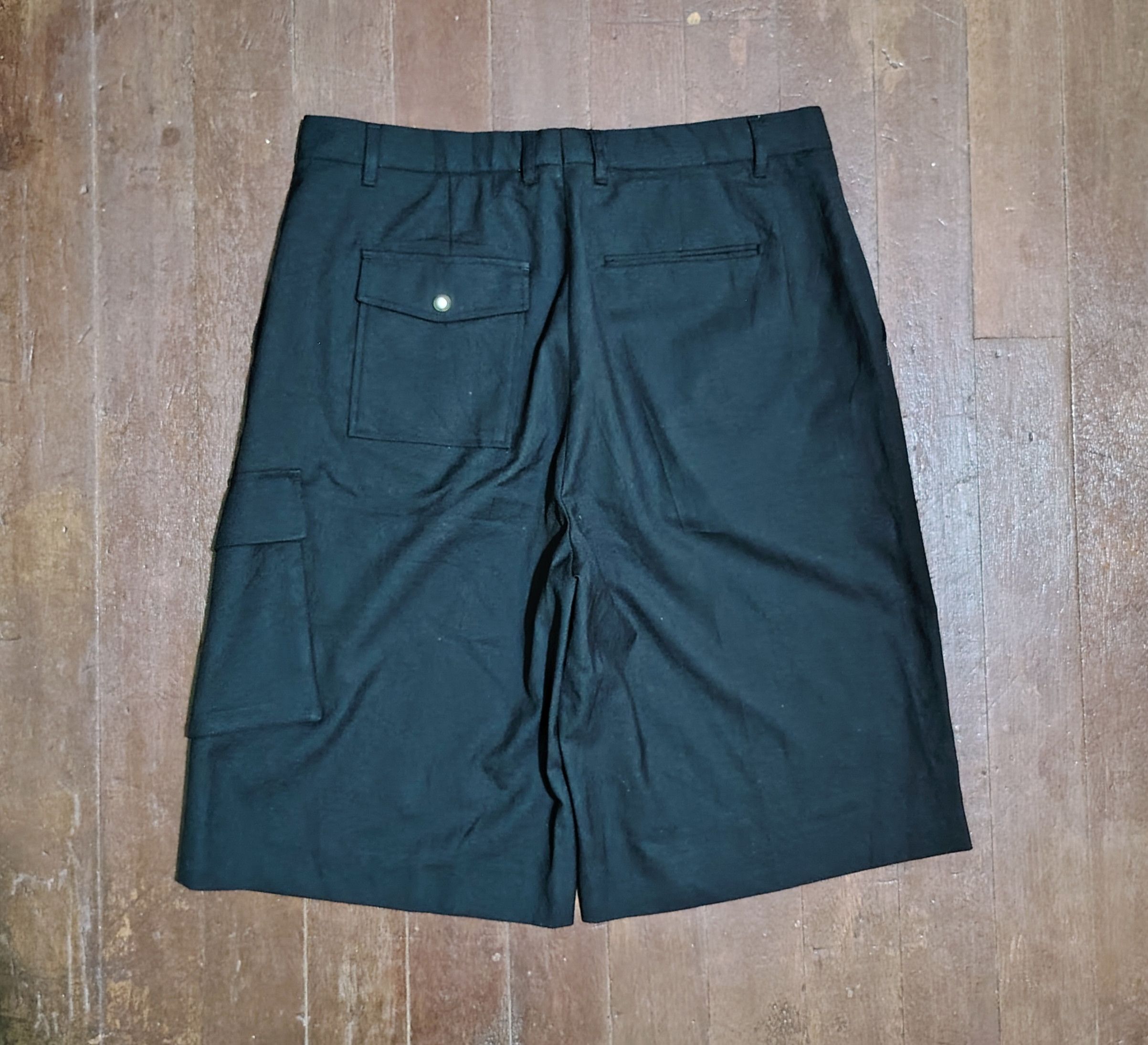 Andersson Bell ANDERSON BELL - Cargo Pocket Wide Legged Wool Shorts Size US 36 / EU 52 - 9 Thumbnail