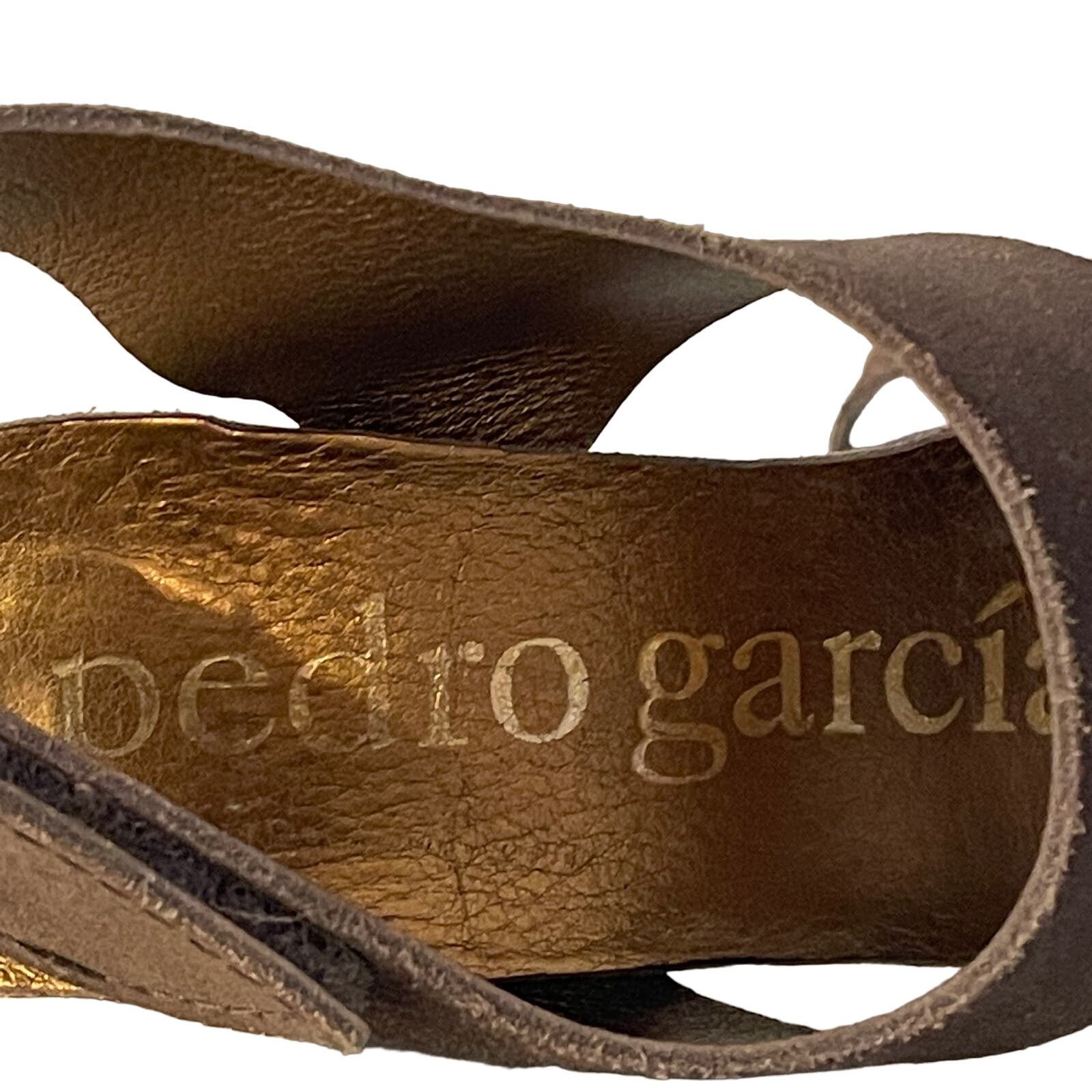 Pedro Garcia Pedro Garcia Patty1 Suede Cork T Strap Sandals Size 6 EU36.5 Size US 6 / IT 36 - 7 Thumbnail