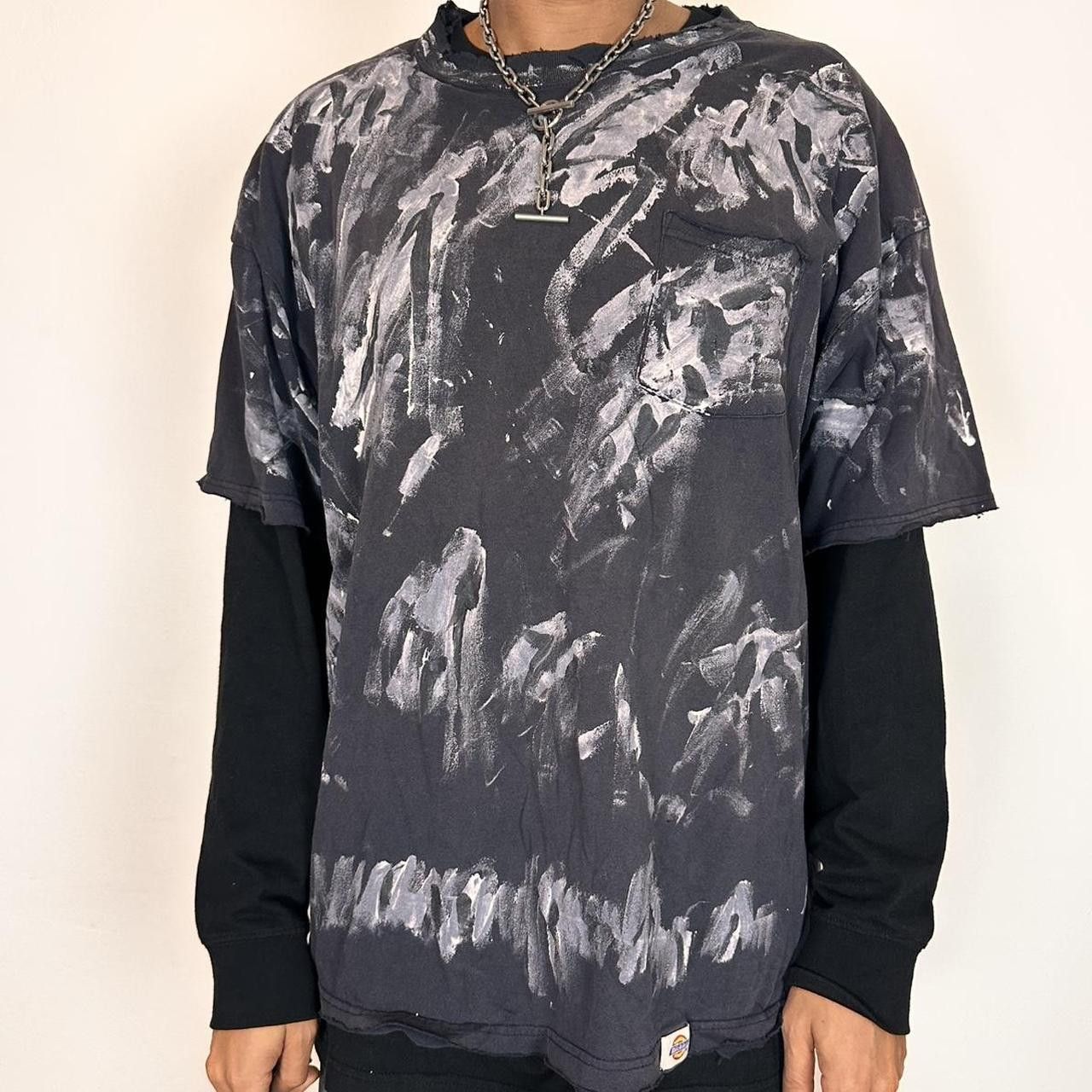 Dickies ASTROBOI* x Dickies Navy Painterly Oversized T-shirt - 3XL Size US XXL / EU 58 / 5 - 3 Thumbnail