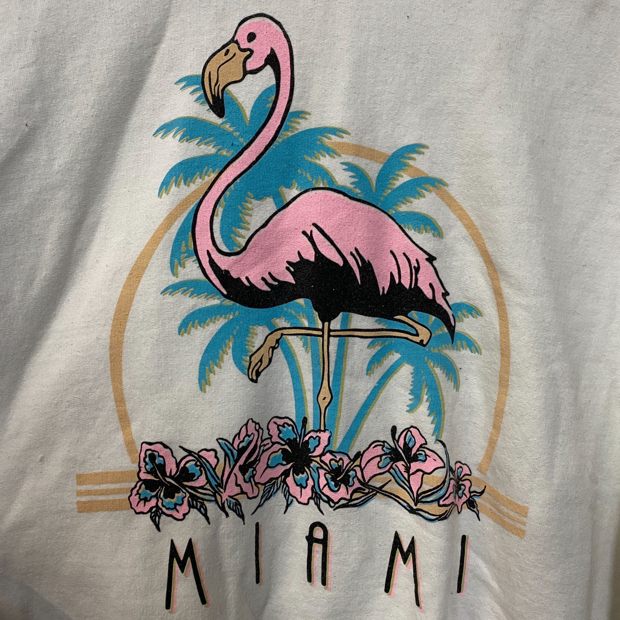 Other Miami Florida Pink Flamingo Crewneck Sweater Small Size US S / EU 44-46 / 1 - 2 Thumbnail