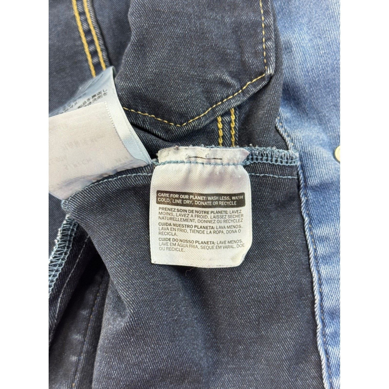 Levi's Levi Strauss & Co Womens Denim Trucker Jacket Size S Blue Size S / US 4 / IT 40 - 6 Thumbnail