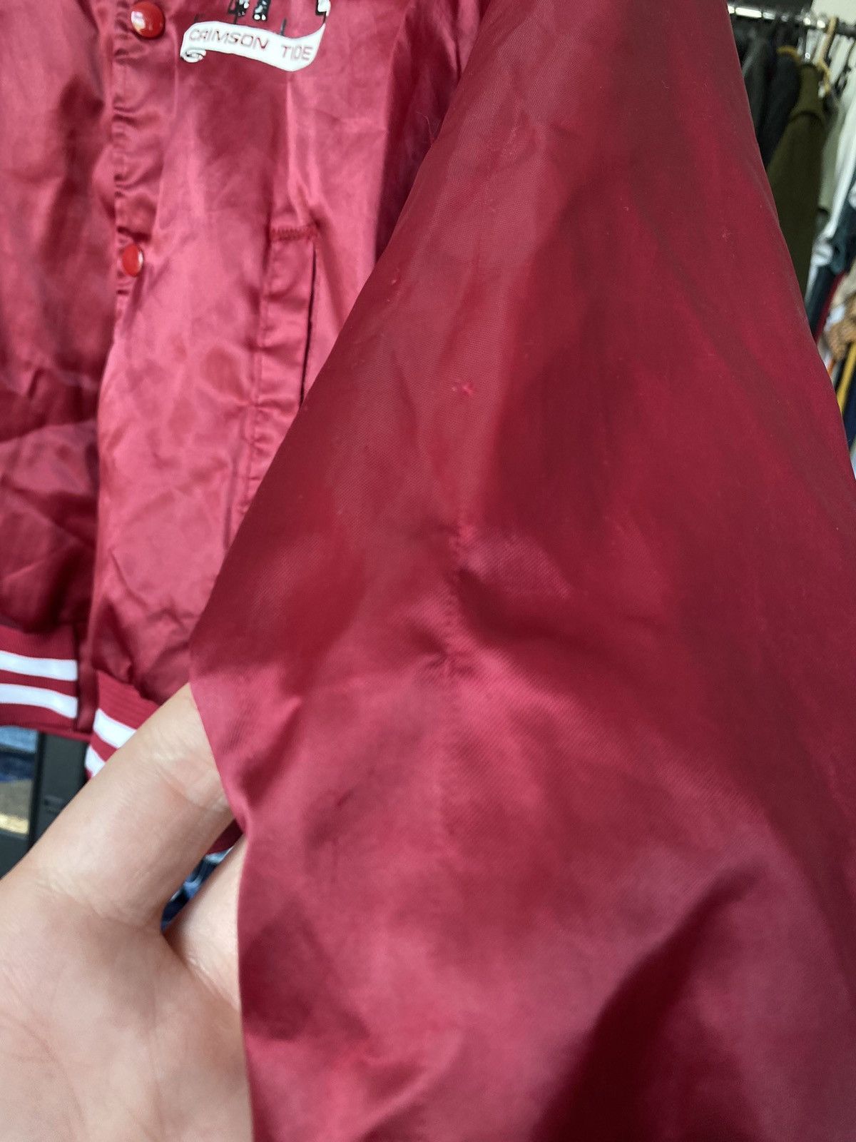 Vintage VNTG 90s USA Locker Line Red Jacket Crimson Tide Alabama Size US S / EU 44-46 / 1 - 15 Thumbnail