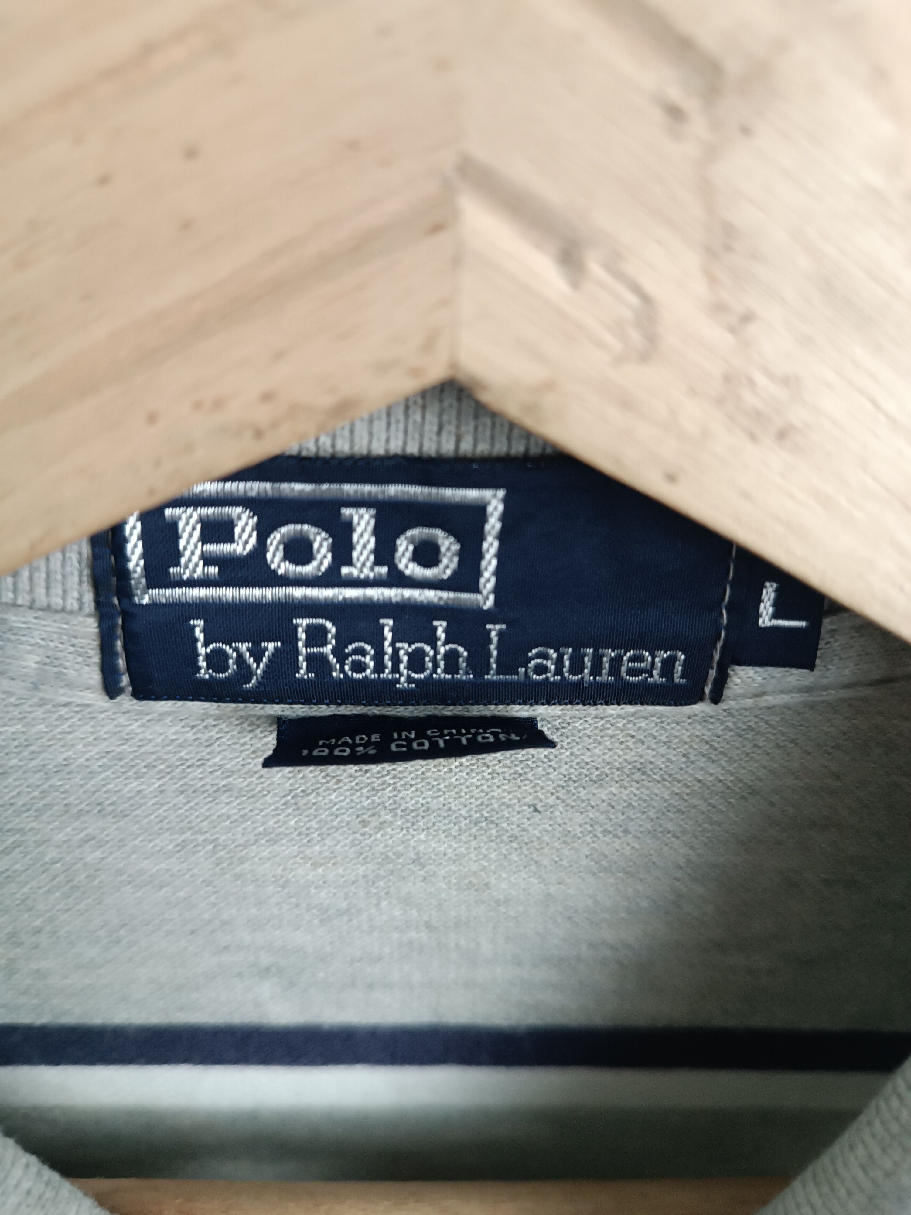 Polo Ralph Lauren VINTAGE POLO RALPH LAUREN STRIPES TEE GRAY VERY RARE Size US L / EU 52-54 / 3 - 9 Thumbnail