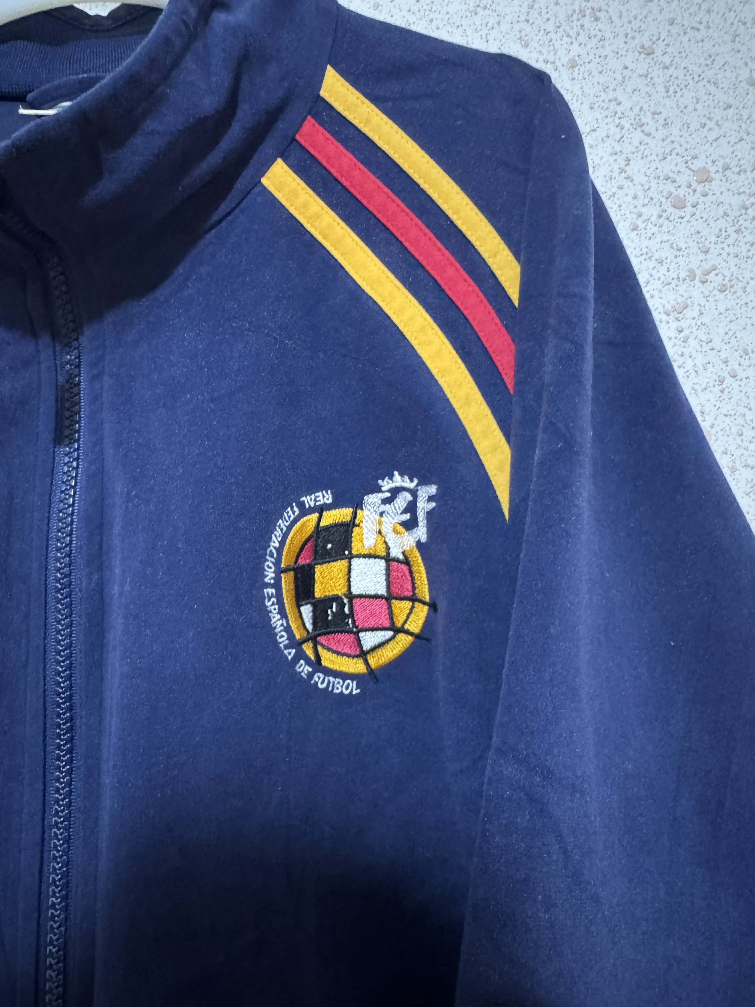 Adidas Spain 1998/00 Vintage Adidas Jacket Size US L / EU 52-54 / 3 - 3 Thumbnail