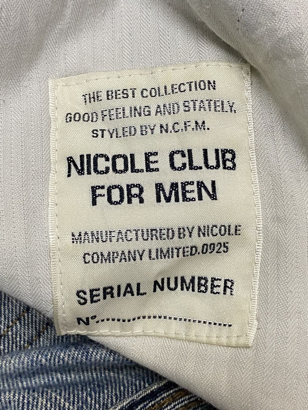 Japanese Brand Vintage Nicole Club Men Distressed Wide leg Jeans Size US 34 / EU 50 - 22 Thumbnail