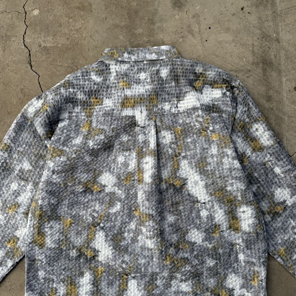 Brain Dead Brain Dead Distored Heat Long Sleeve Grey Button Up Shirt Size US M / EU 48-50 / 2 - 7 Thumbnail