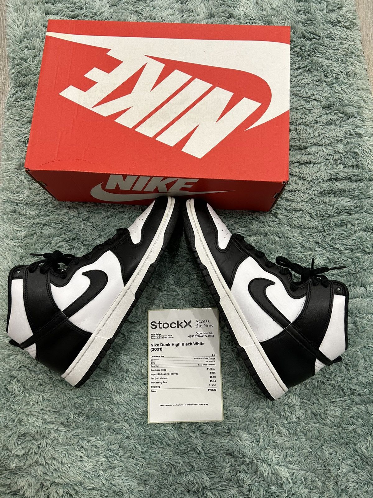 Nike Nike Dunk High Panda Size US 9.5 / EU 42-43 - 2 Thumbnail