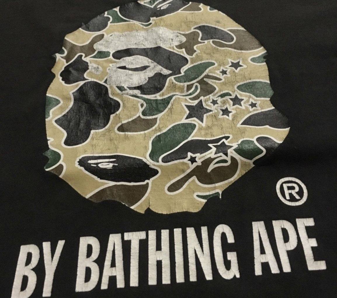 Bape Bape camo logo tee shirt Size US S / EU 44-46 / 1 - 3 Thumbnail
