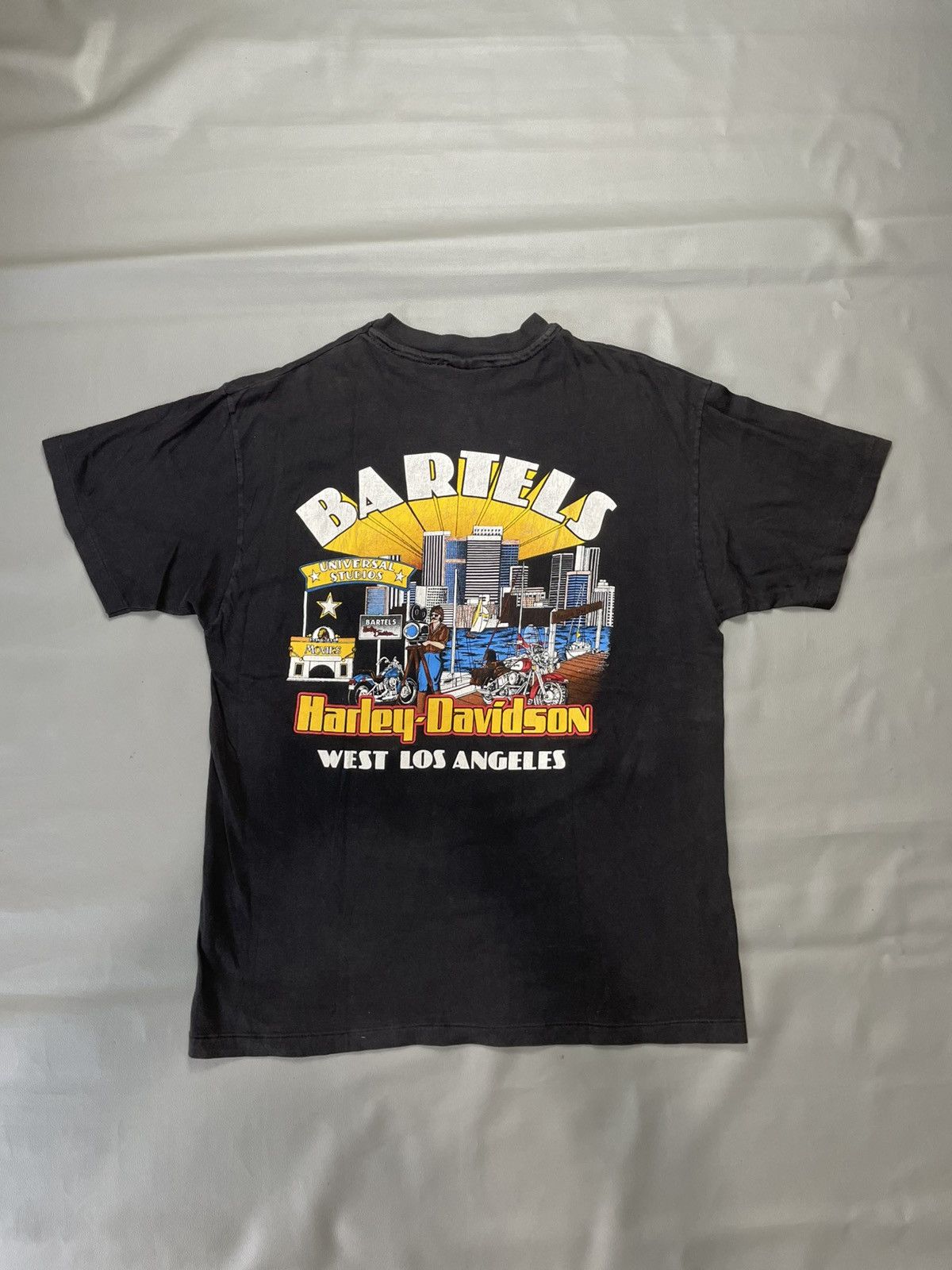 Harley Davidson × Vintage × Warner Bros Vintage Looney Tunes X Harley Davidson bartles tee Size US L / EU 52-54 / 3 - 2 Thumbnail