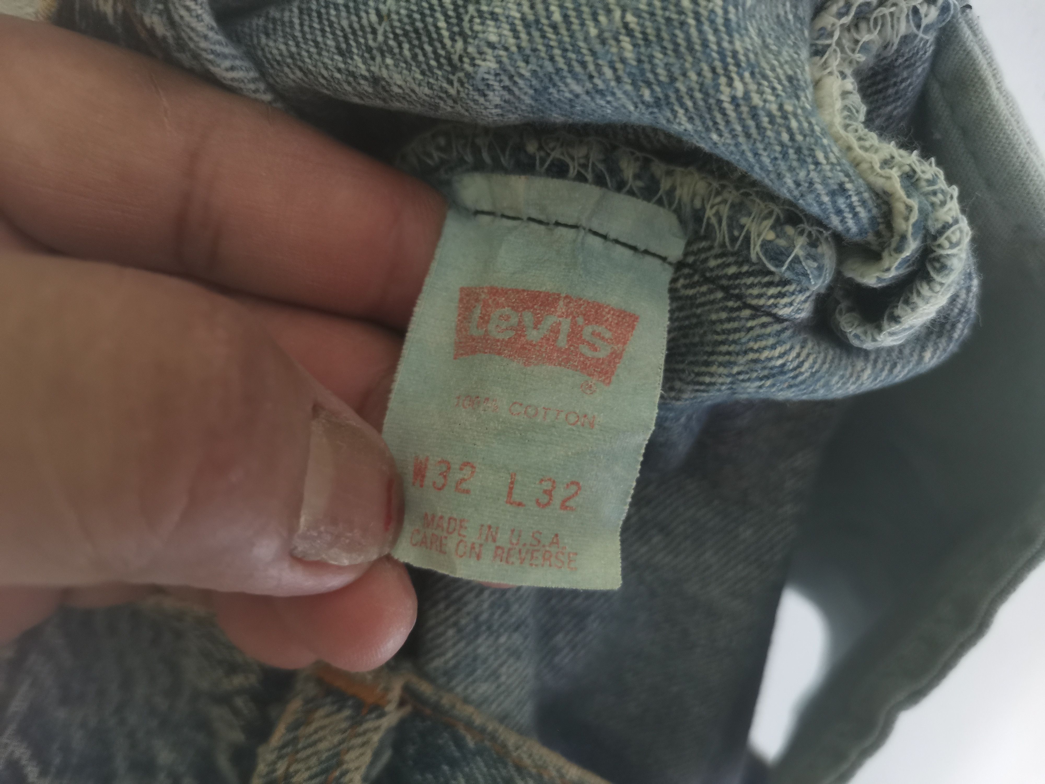 Levi's Vintage Clothing × Vintage Rare vintage 80s Levi's asicd wash denim Size US 32 / EU 48 - 9 Thumbnail