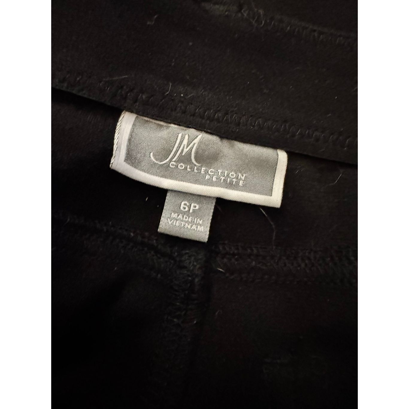 Other JM Collection Petite Black Stretch Pants | Size 6P | Straigh Size 28" / US 6 / IT 42 - 3 Thumbnail