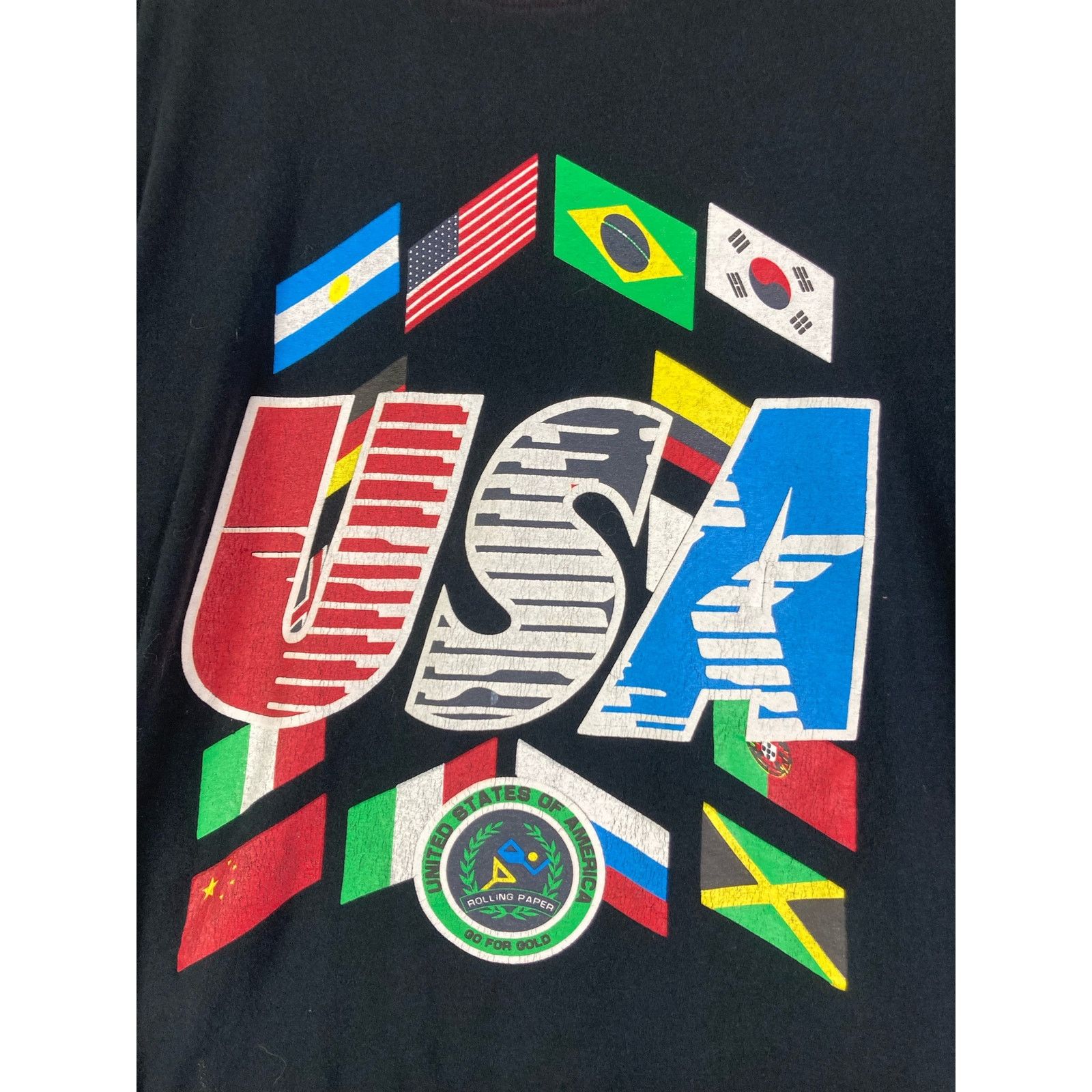 Other Rolling Paper Brand Shirt Mens Large USA Flag International Size US L / EU 52-54 / 3 - 3 Thumbnail