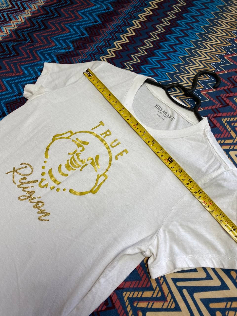 True Religion Streetwear T-Shirt True Religion big logo white Y2K Vintage Size US L / EU 52-54 / 3 - 12 Thumbnail