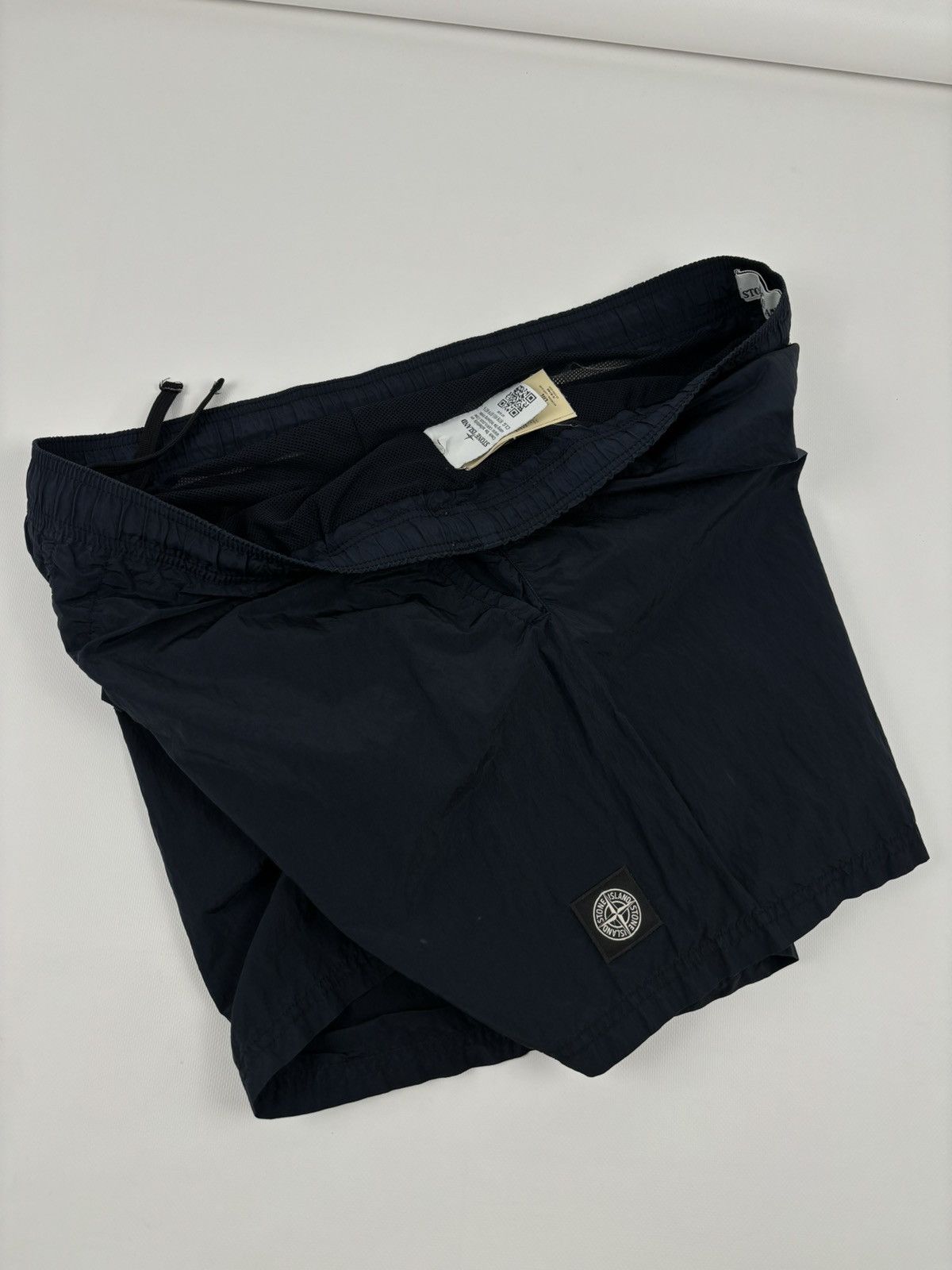 Stone Island Shadow Project SS17 Massimo Osti Nylon Metal Dark Navy Swim Trunk Lined Shorts Baggies Size US 37 - 5 Thumbnail