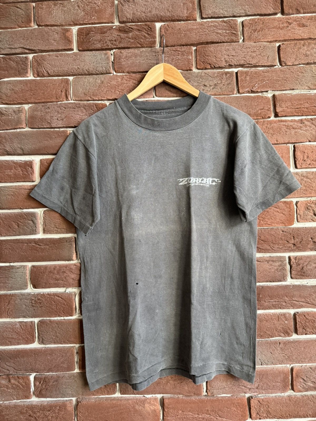 Vintage Vintage 80s Rare Zorlac Skateboards Pushead Grail Band Art M Size US M / EU 48-50 / 2 - 2 Thumbnail