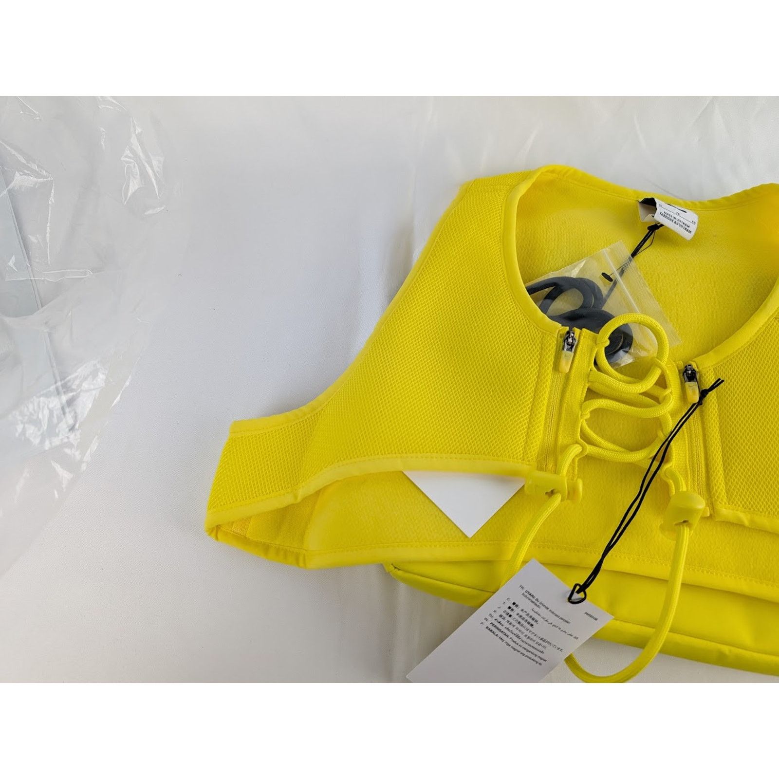 Nike × Off-White o1rshd1 Cross Bib in Yellow Size L / US 10 / IT 46 - 5 Thumbnail