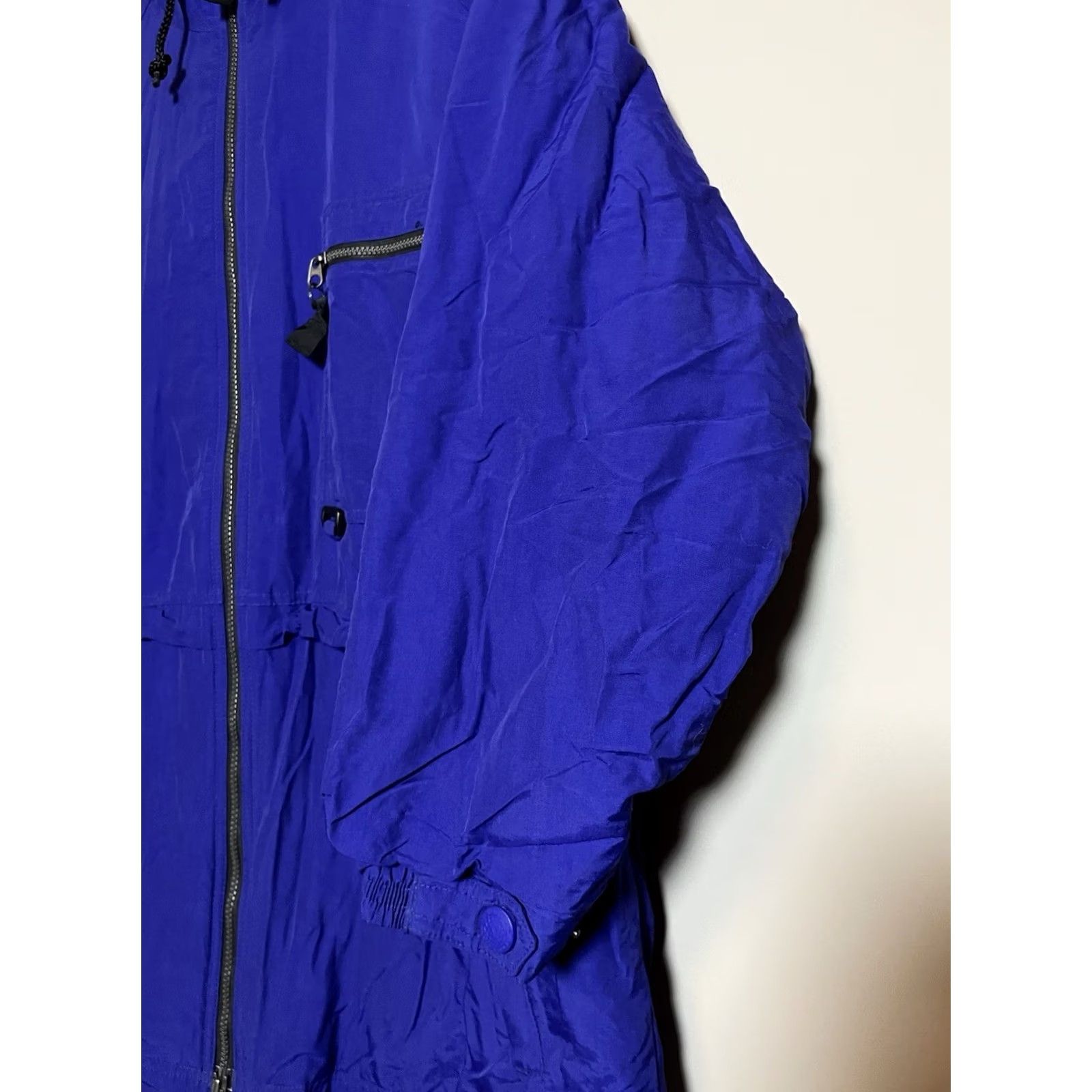 Eddie Bauer VINTAGE Eddie Bauer Coat Hooded Zip Up Insulated Nylon Blue Women’s L Windbreaker Mid-Length Pockets Full Zip B509 Size L / US 10 / IT 46 - 4 Thumbnail