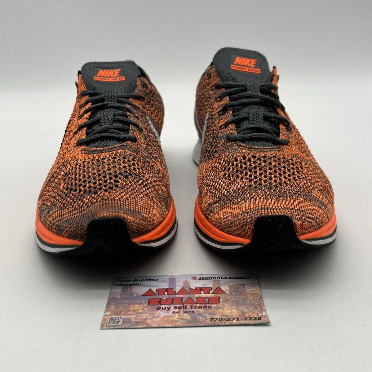 Nike Flyknit racer total orange Size US 11 / EU 44 - 2 Thumbnail