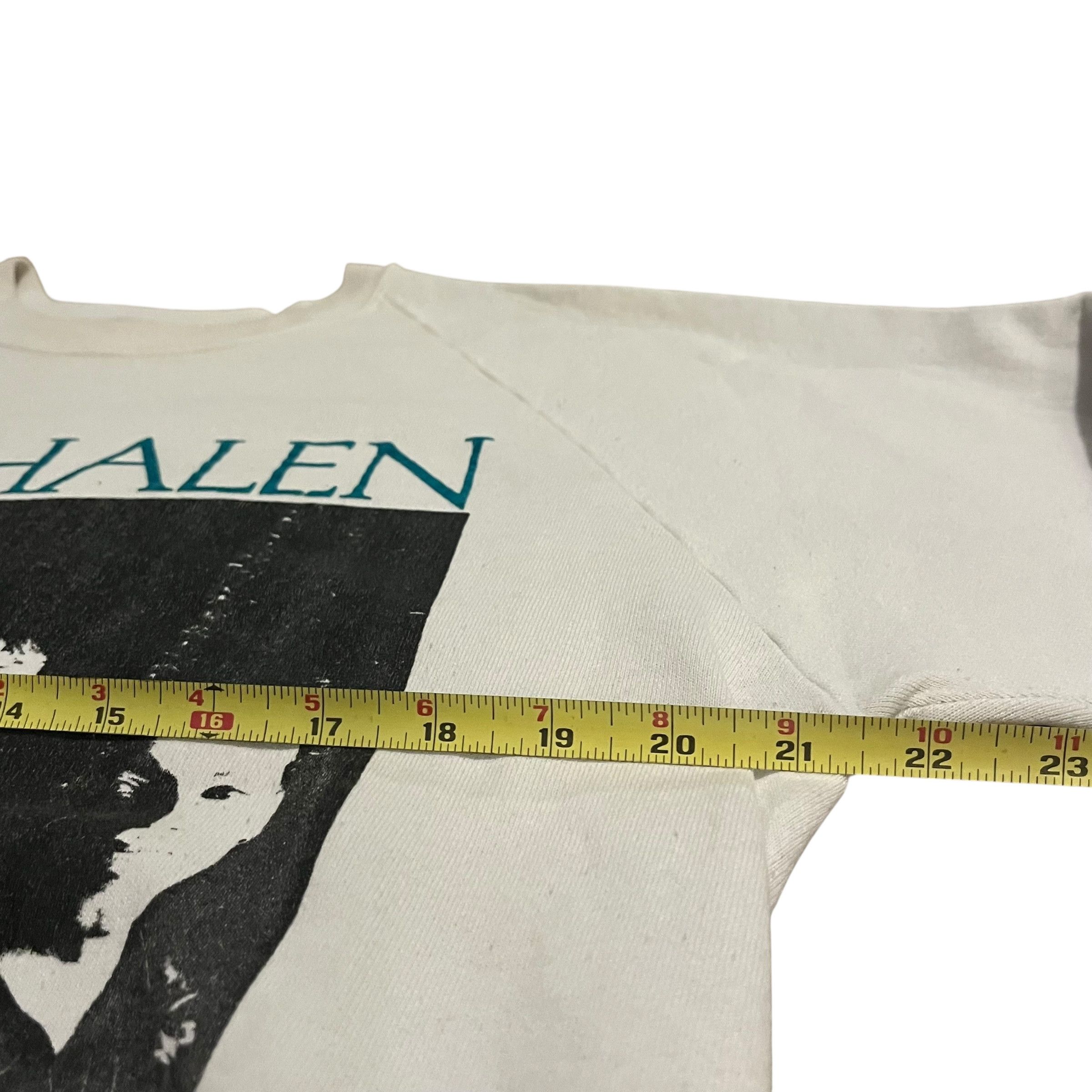 Band Tees × Jerzees × Vintage VINTAGE Van Halen OU812 Tour Sweatshirt Jerzees Size US XL / EU 56 / 4 - 4 Thumbnail