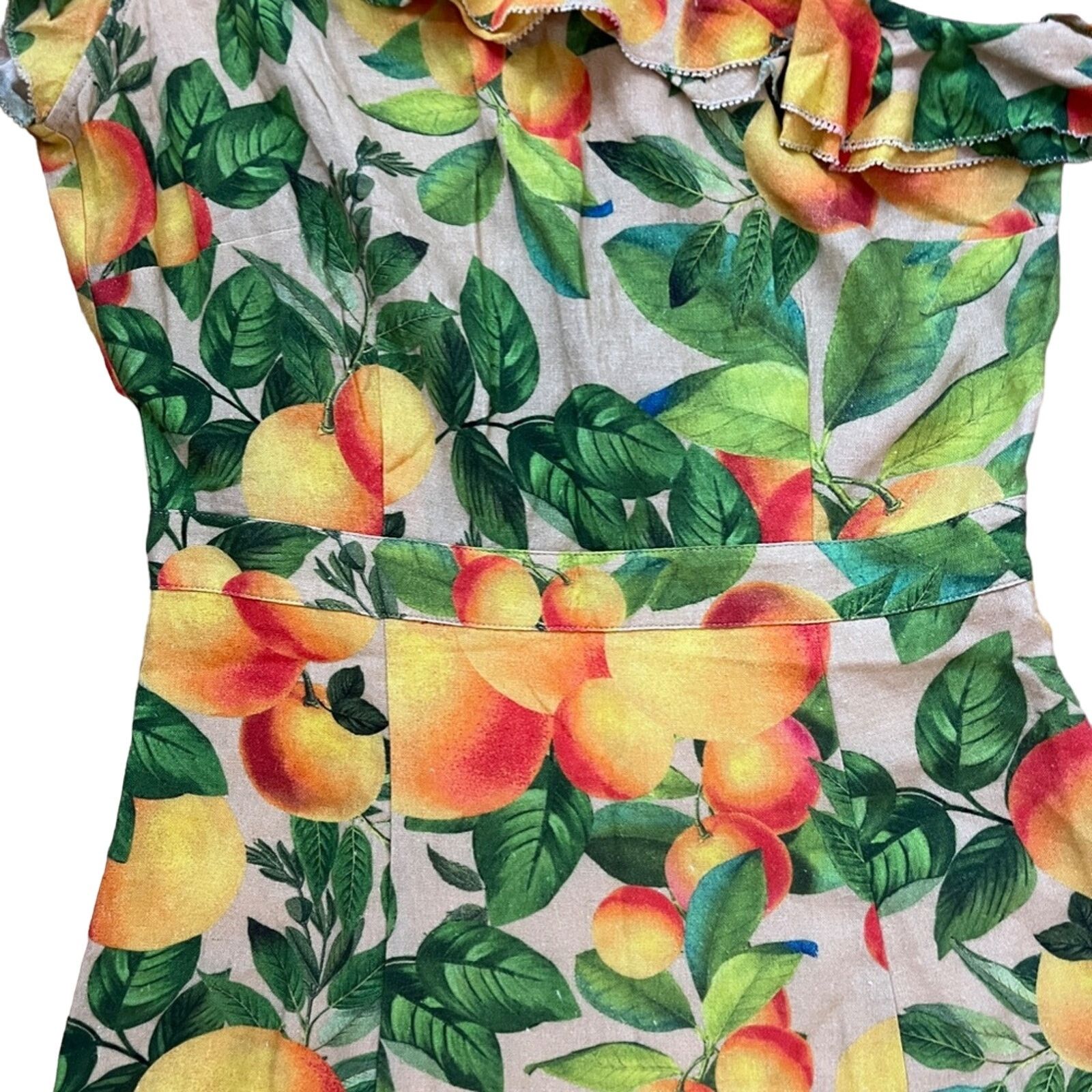 Farm Rio NWT Farm Rio Oranges Print One Shoulder Dress Size S Size S / US 4 / IT 40 - 5 Thumbnail