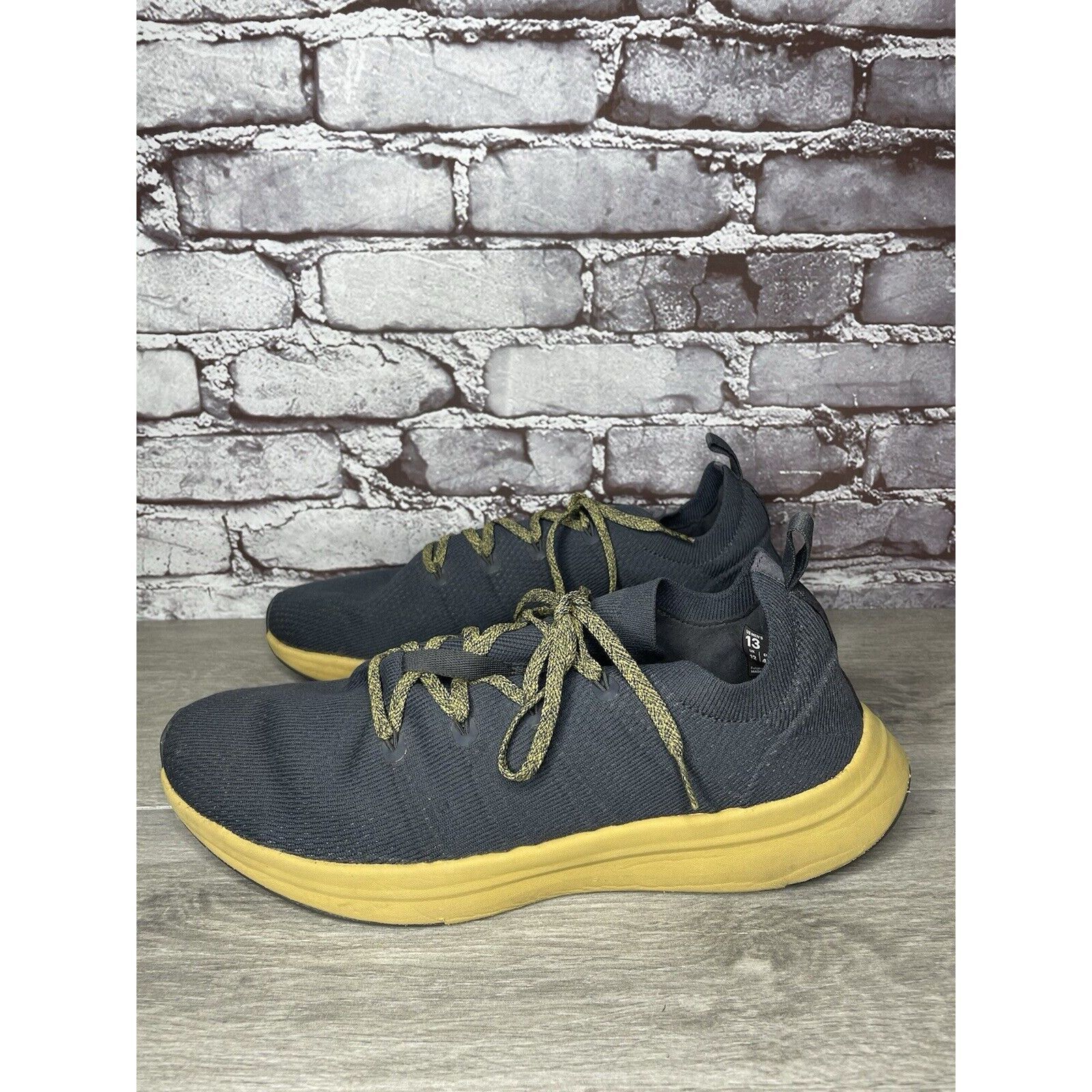 Rei REI Beyonder Yellow Gray Knit Fabric Outdoor Running Sneaker Size US 13 / EU 46 - 16 Thumbnail