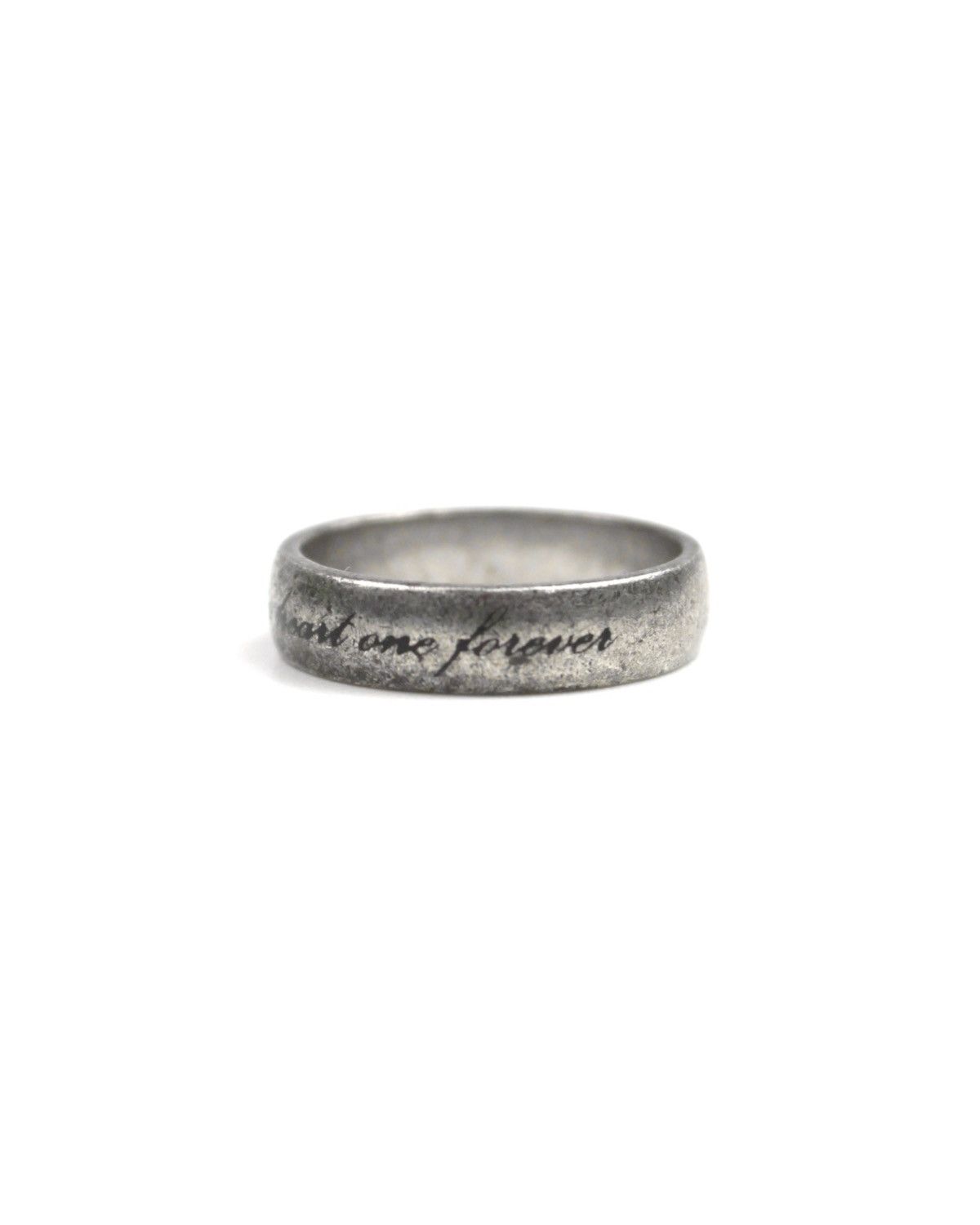Hysteric Glamour 2000S GRANDBLUE BRITANNIA “MAKE A HEART ONE FOREVER” RING Size ONE SIZE - 3 Thumbnail