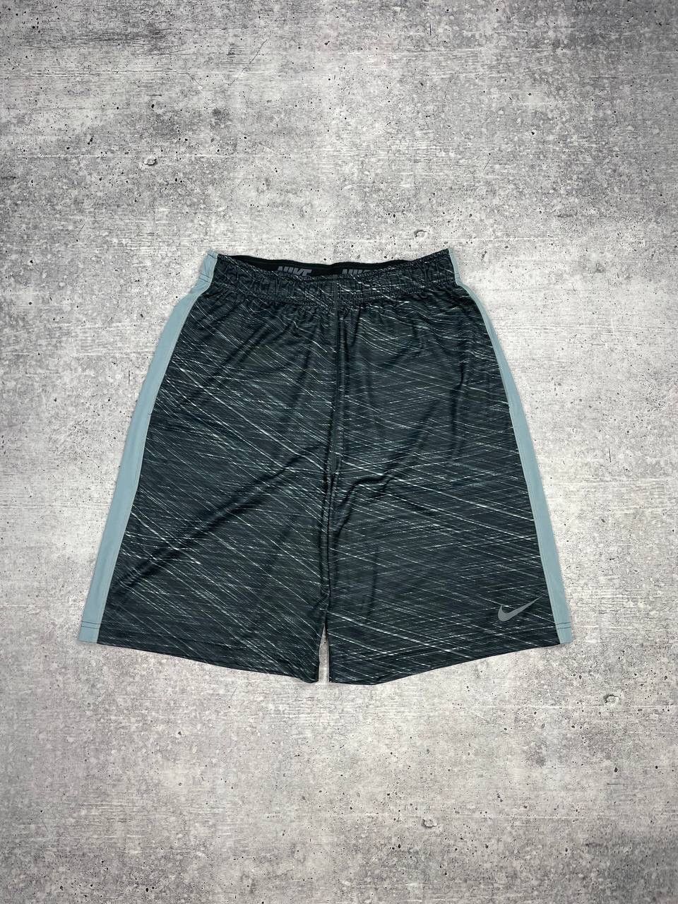 Nike Vintage Nike Y2K Style Drill Grey Wide Leg Casual Rap Shorts Size US 32 / EU 48 - 1 Thumbnail