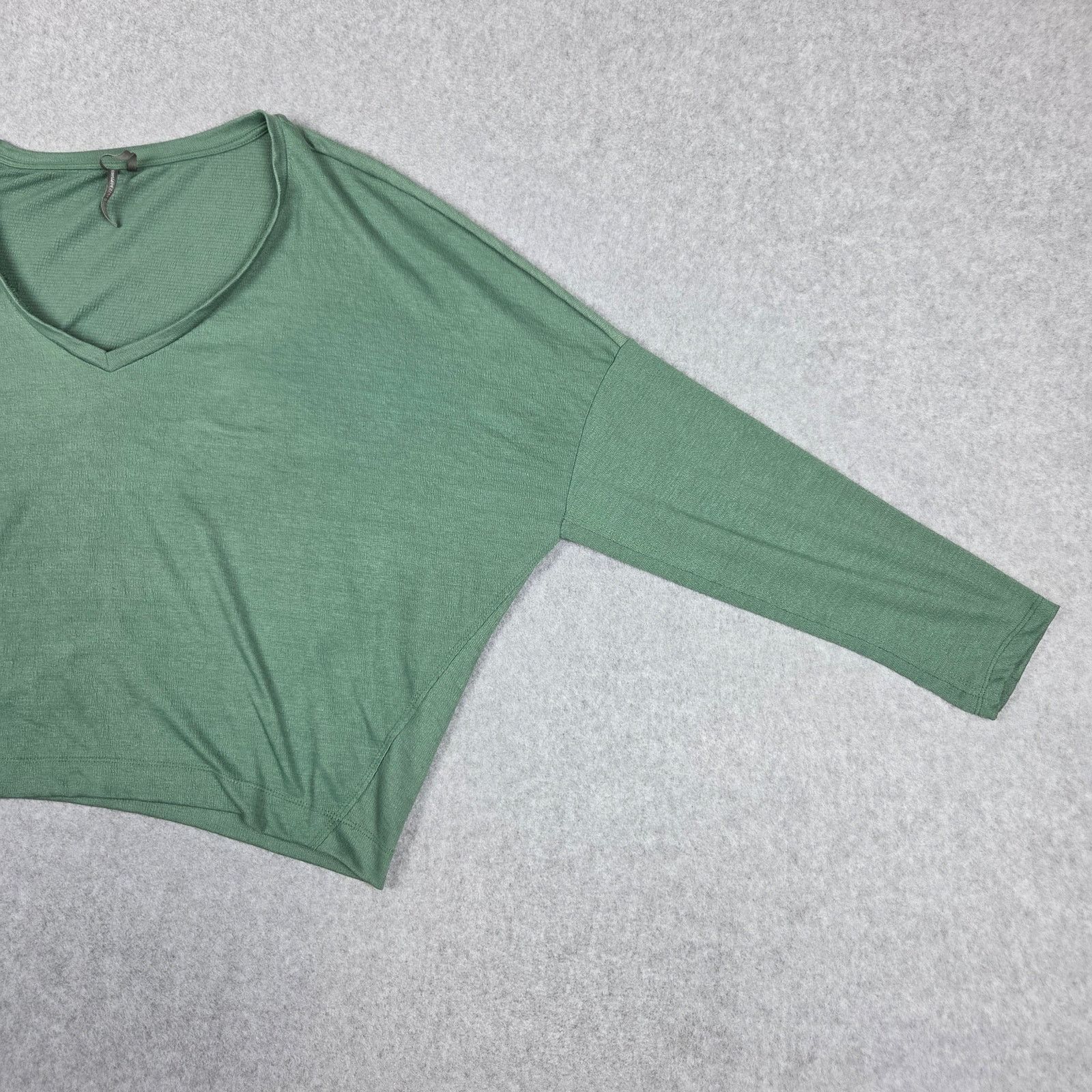Anthropologie Anthropologie Large Dina V-Neck Pullover Moss Green Color Size L / US 10 / IT 46 - 4 Thumbnail