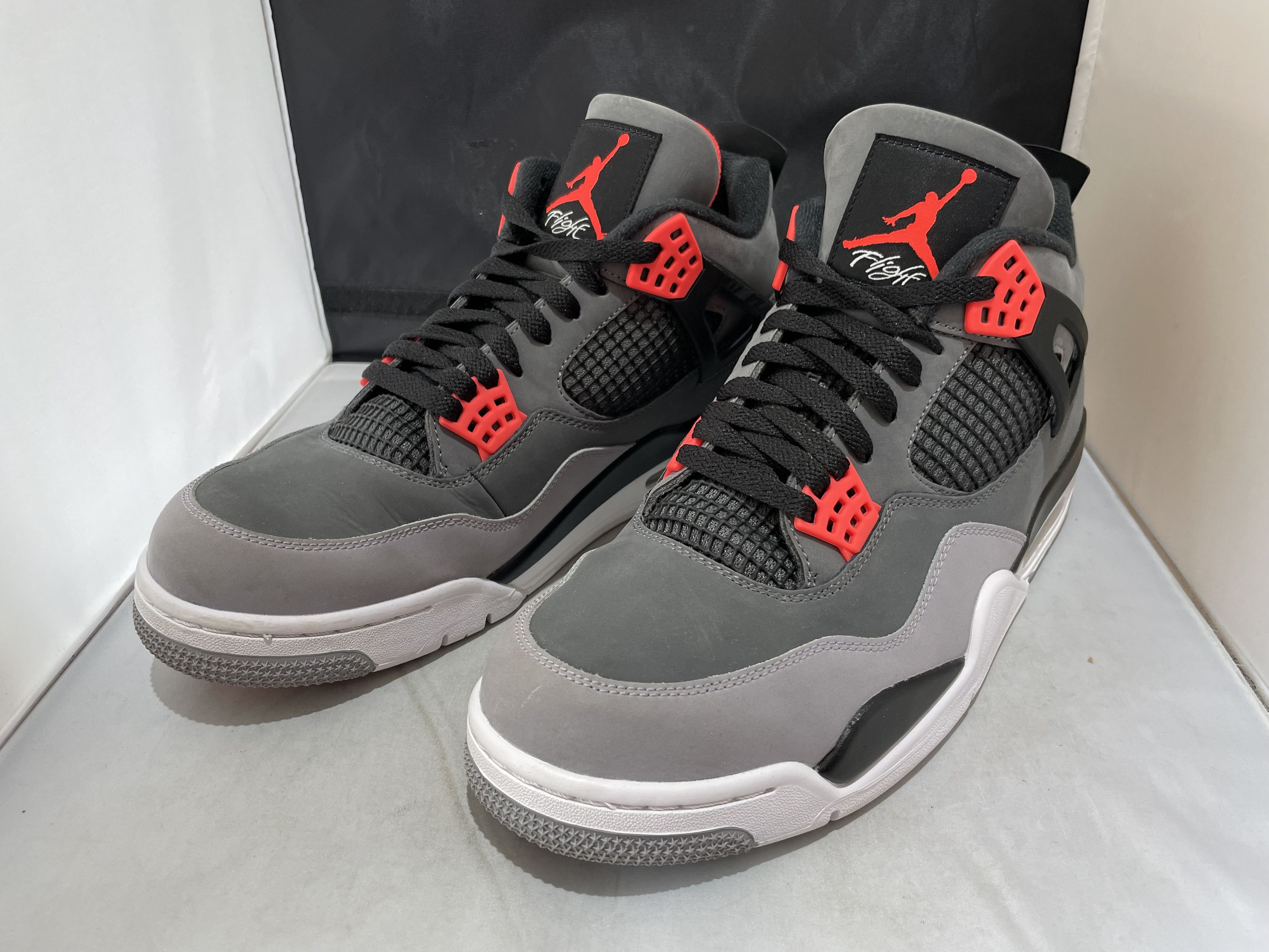 Jordan Brand Air Jordan 4 Retro 'Dark Grey/Infrared 23-Black' DH6927 061 Size US 12.5 / EU 45-46 - 4 Thumbnail