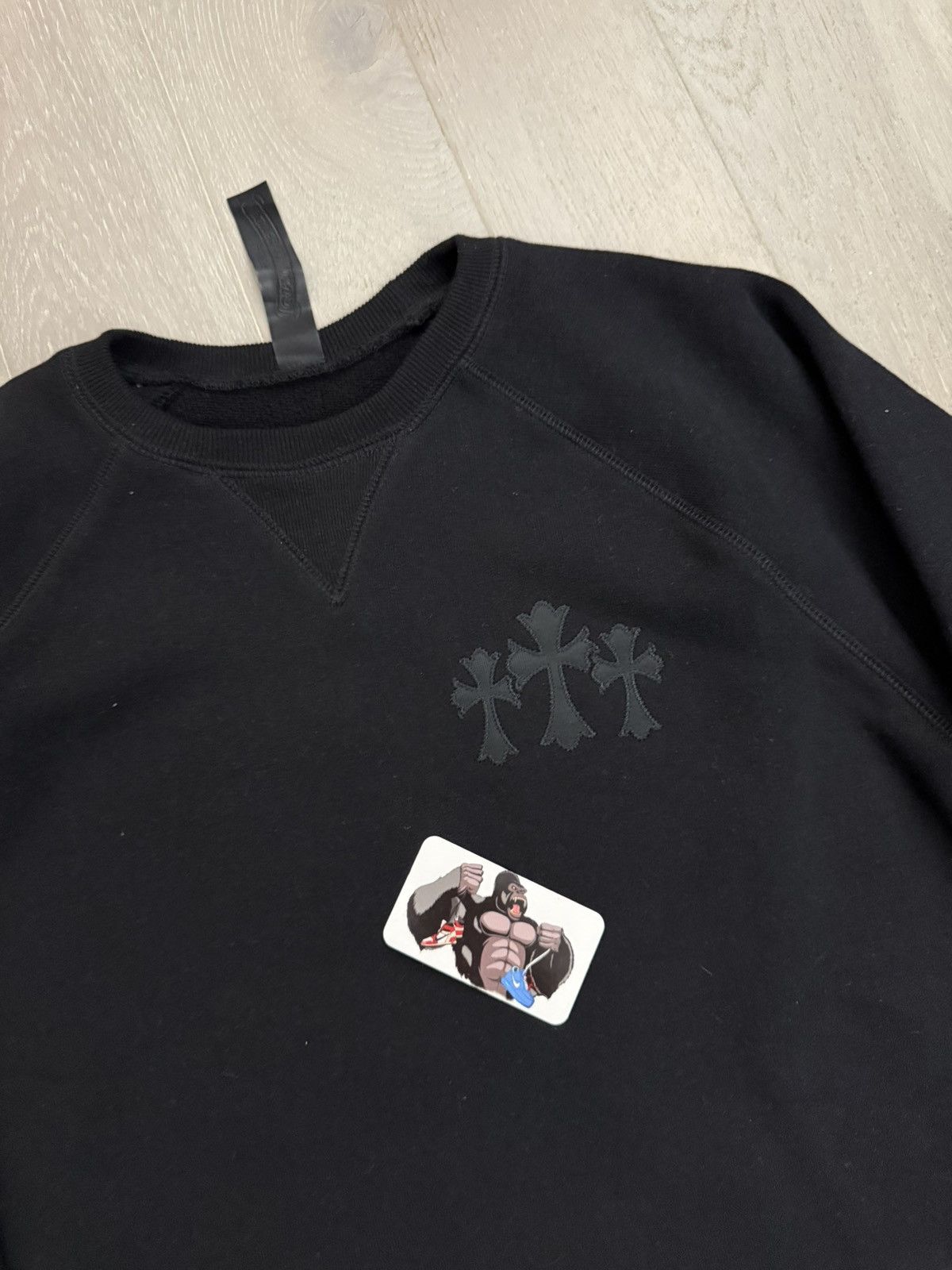 Chrome Hearts Chrome Hearts Cemetery Cross Seven-11 CH Logo Crewneck Size US M / EU 48-50 / 2 - 3 Thumbnail