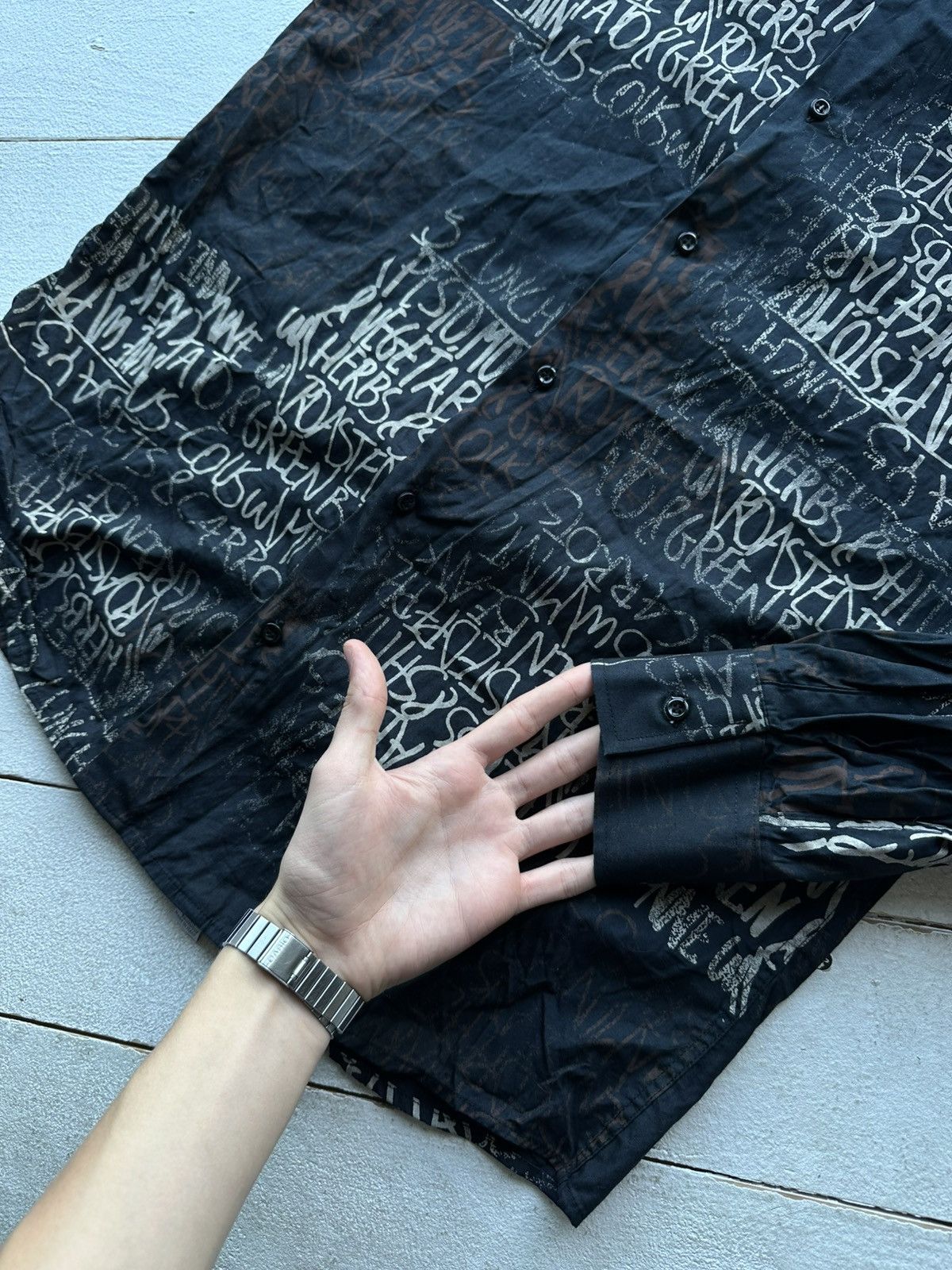 Other 🚨 GUIDE LONDON AVANT GARDE SHIRT BUTTON OVERPRINT Size US L / EU 52-54 / 3 - 3 Thumbnail