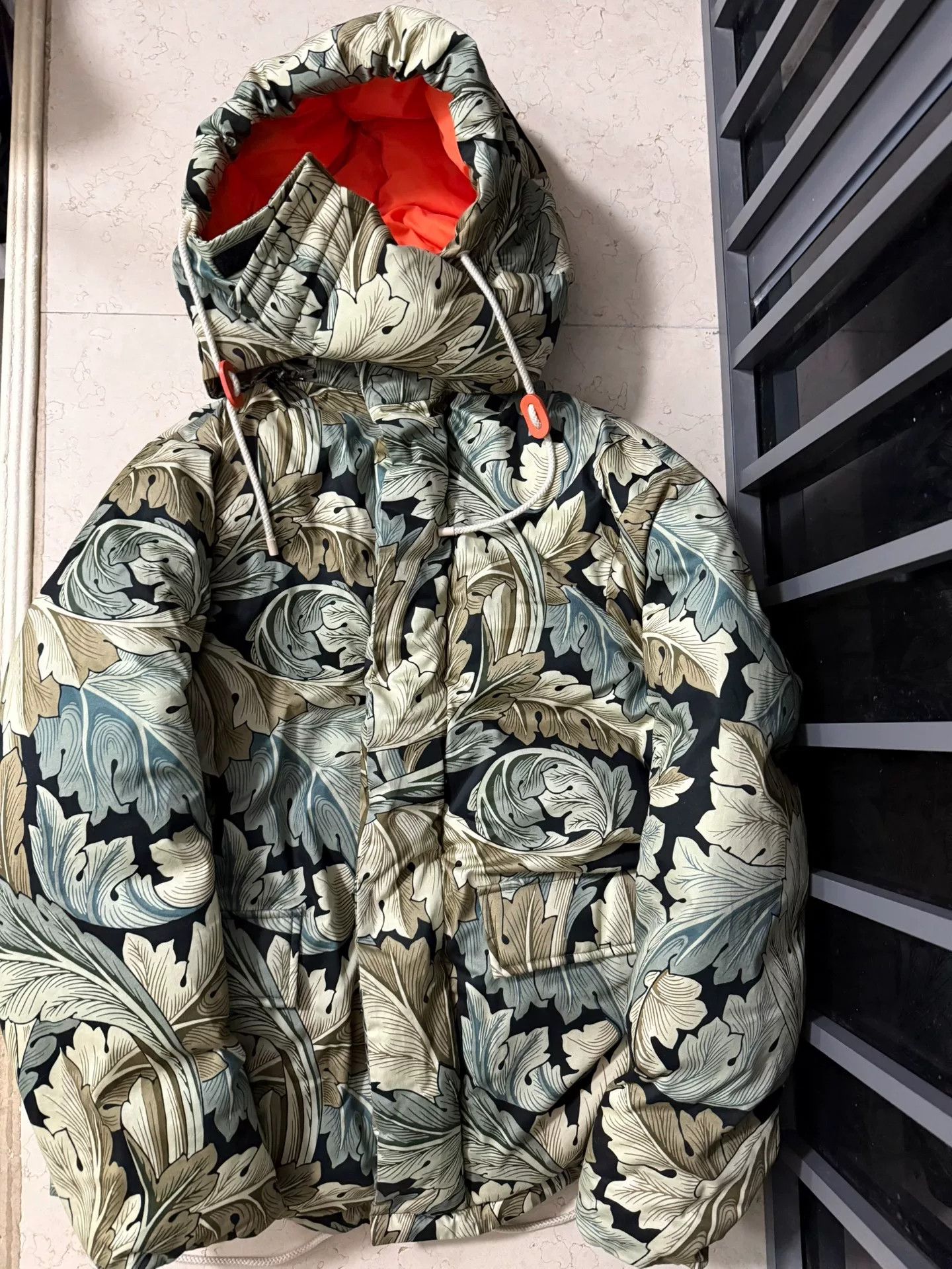 Loewe Camouflage Pattern Down Jacket