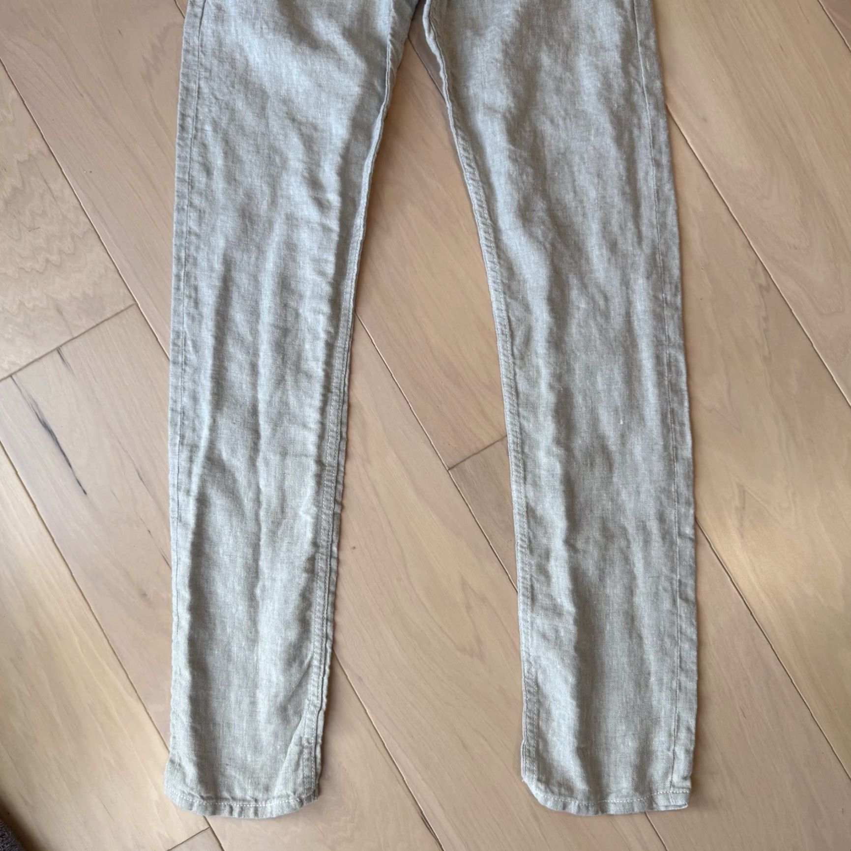 Gustin Gustin Rustic Slub Linen Pants 28 Light Beige Lightweight Minimalist New York Shirt Size US 28 / EU 44 - 4 Thumbnail
